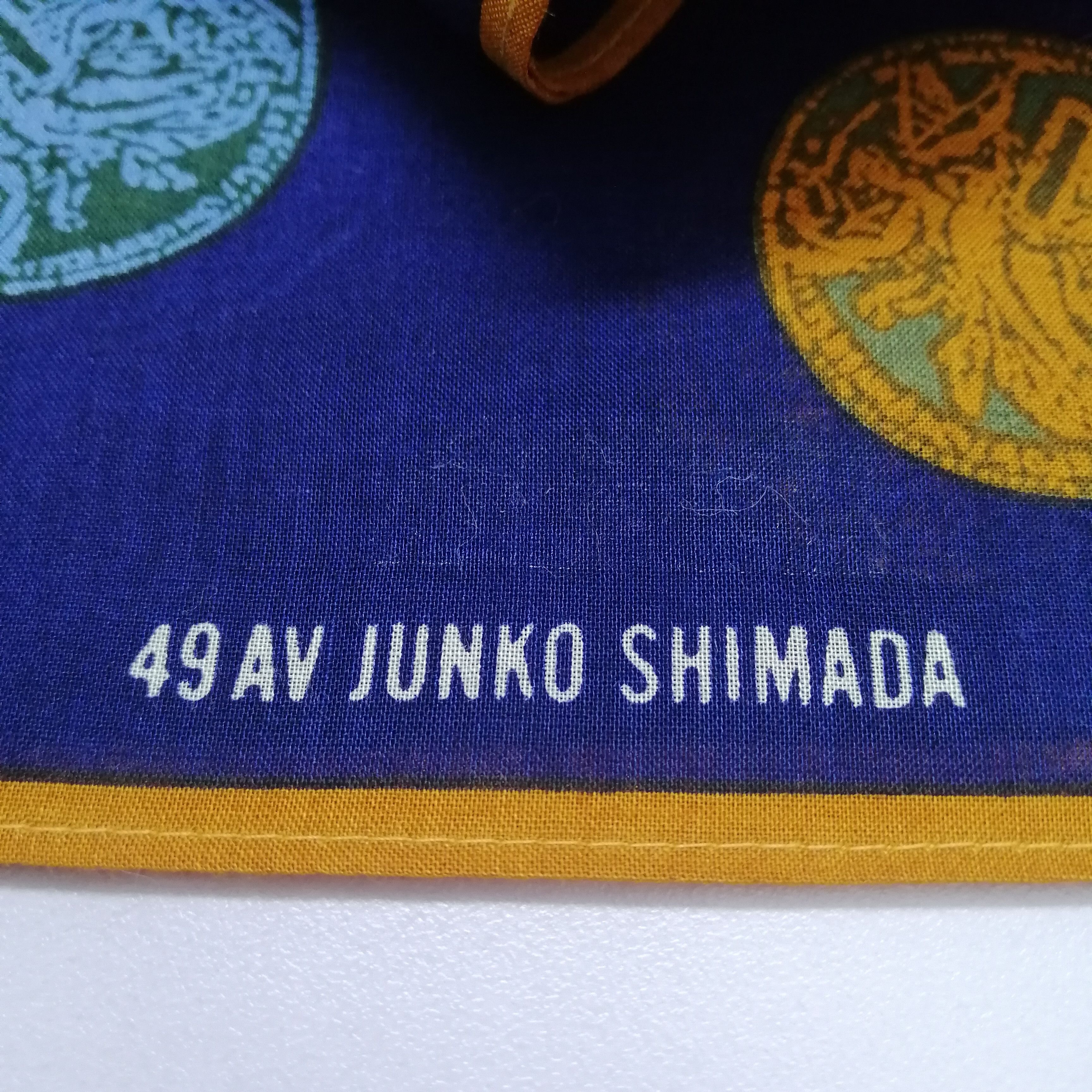 Japanese Brand Junko Shimada Handkerchief/Neckerchief/Bandana-KD2367 Size ONE SIZE - 3 Thumbnail