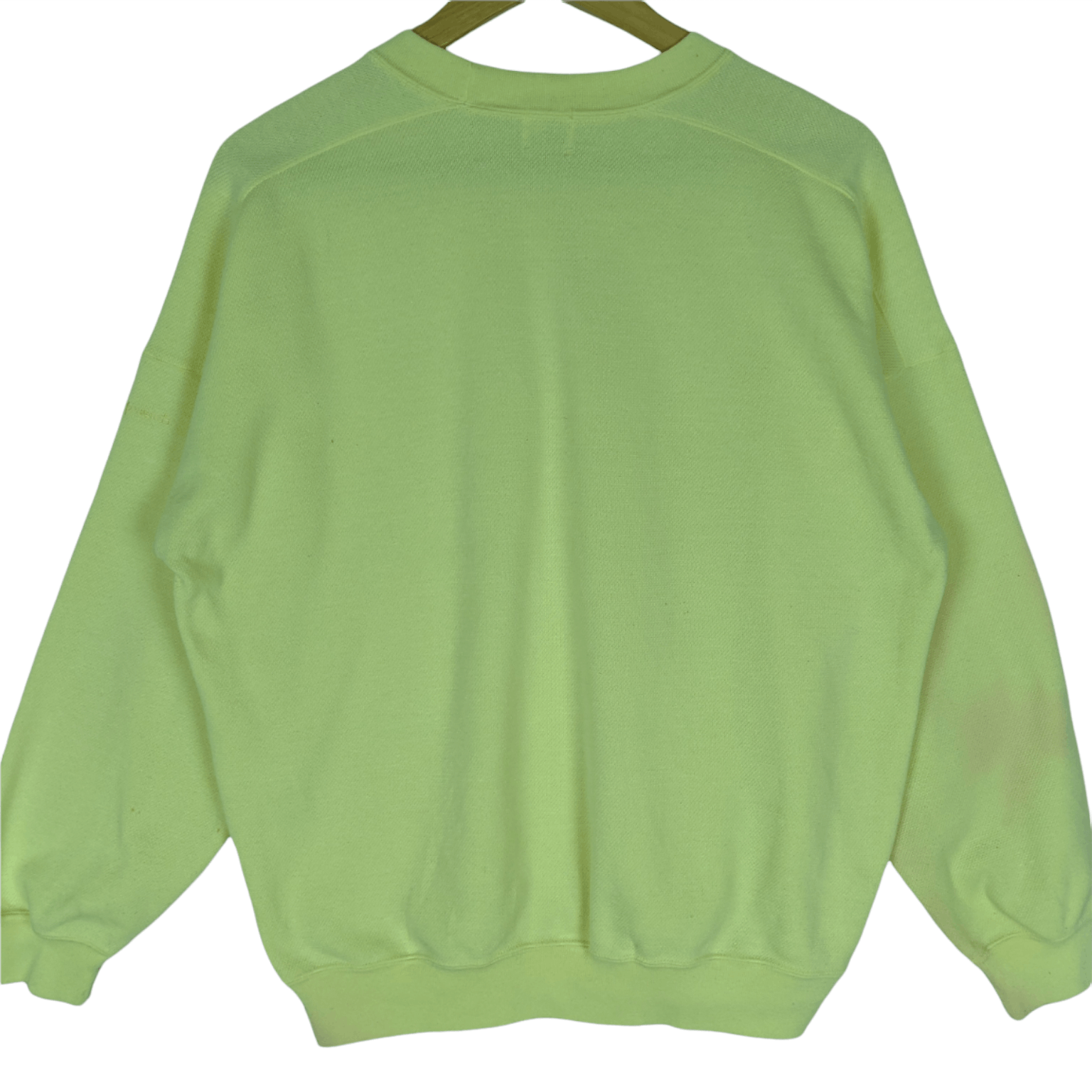 Champion × Vintage Vintage 90's CHAMPION Yellow Plain Jumper Sweatshirt Size US L / EU 52-54 / 3 - 5 Thumbnail
