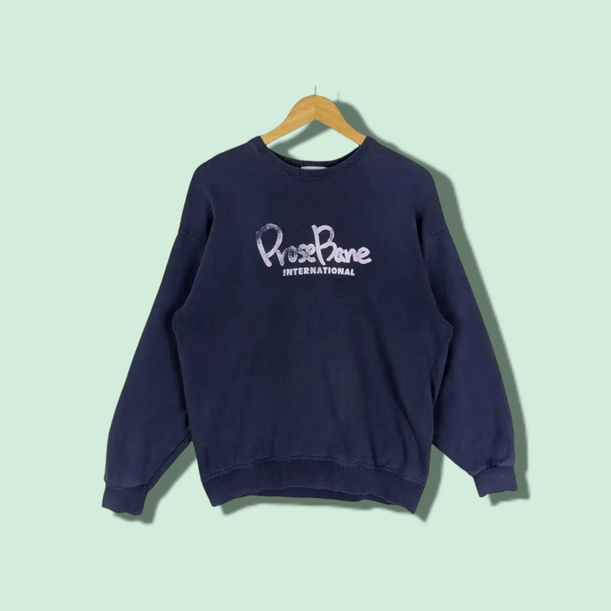 Japanese Brand PASSAGE Prose Bane Big Spell Out Jumper Sweatshirt Size US M / EU 48-50 / 2 - 1 Thumbnail