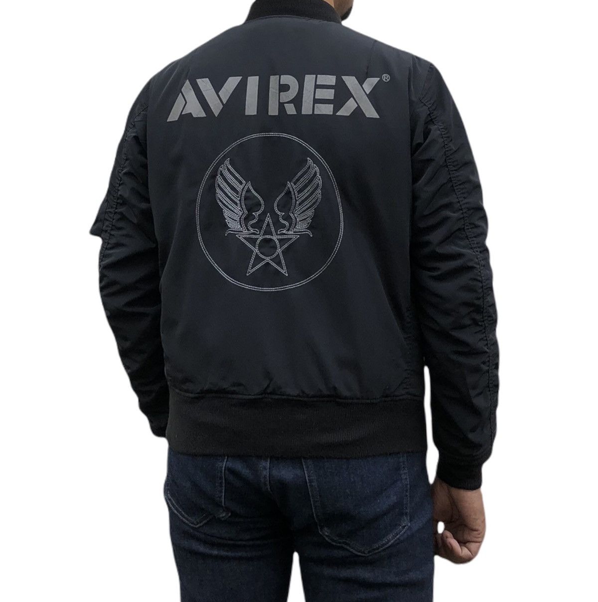 Avirex 🔥 Avirex Back Print MA-1 Flight Jacket Size US M / EU 48-50 / 2 - 9 Thumbnail