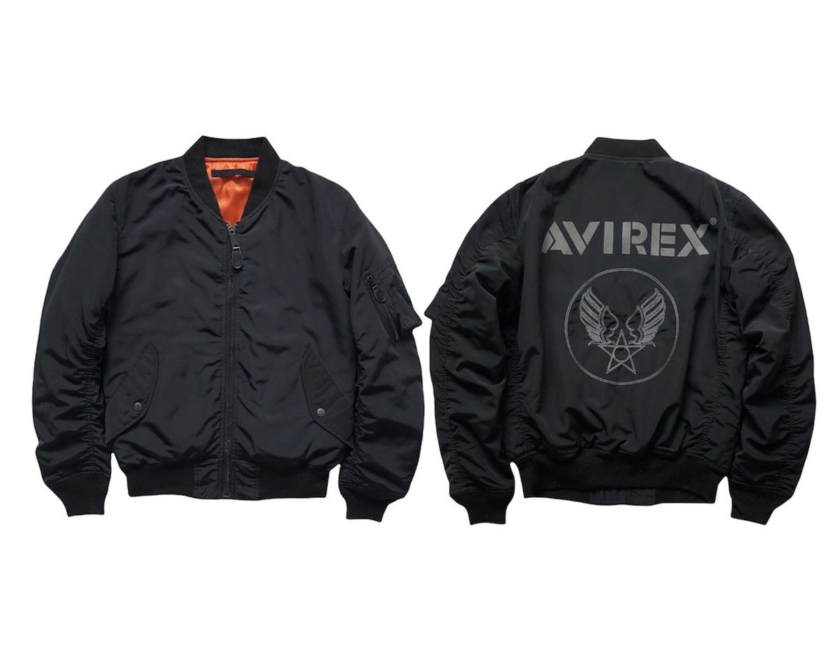 Avirex 🔥 Avirex Back Print MA-1 Flight Jacket Size US M / EU 48-50 / 2 - 10 Thumbnail