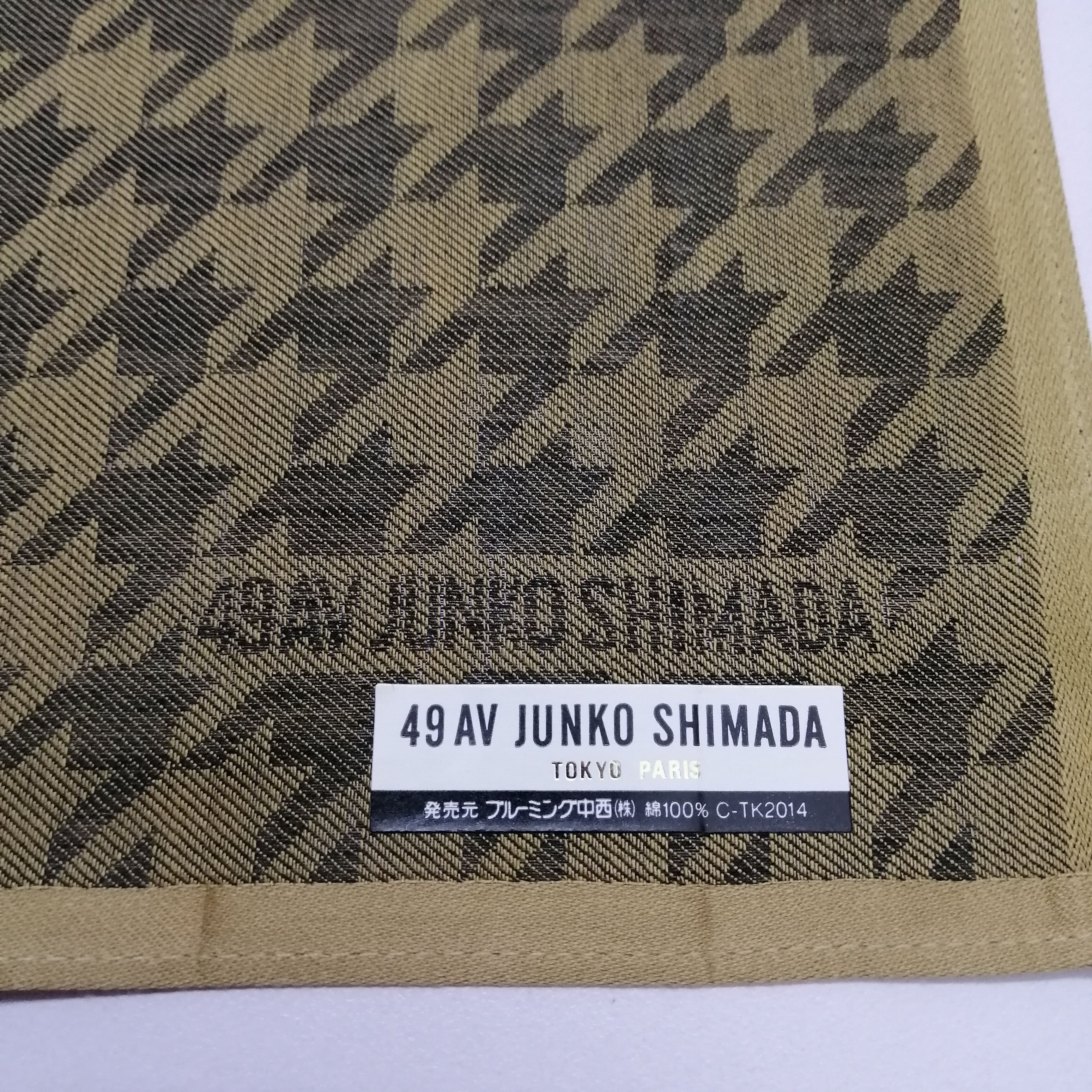 Japanese Brand Junko Shimada Handkerchief/Neckerchief/Bandana-KD2388 Size ONE SIZE - 3 Thumbnail
