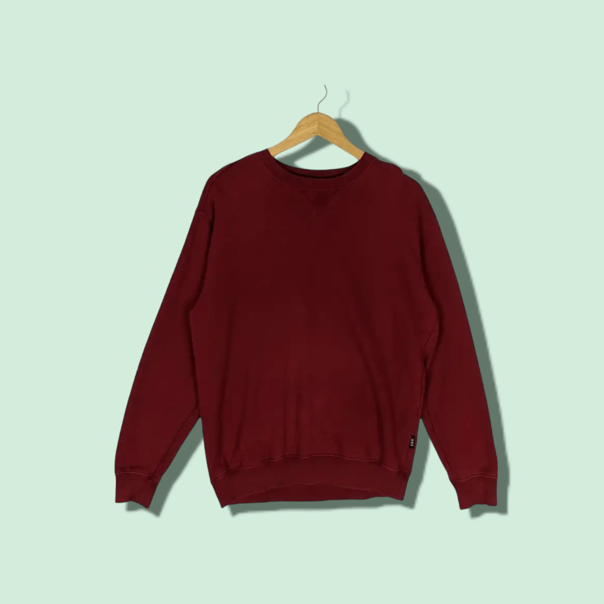 Japan Mr VAN Red Plain Jumper Sweatshirt