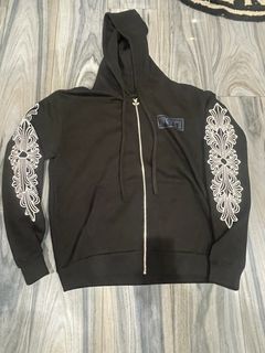 CHROME HEARTS FOTI SOLDIER HOODIE, Size L, Black