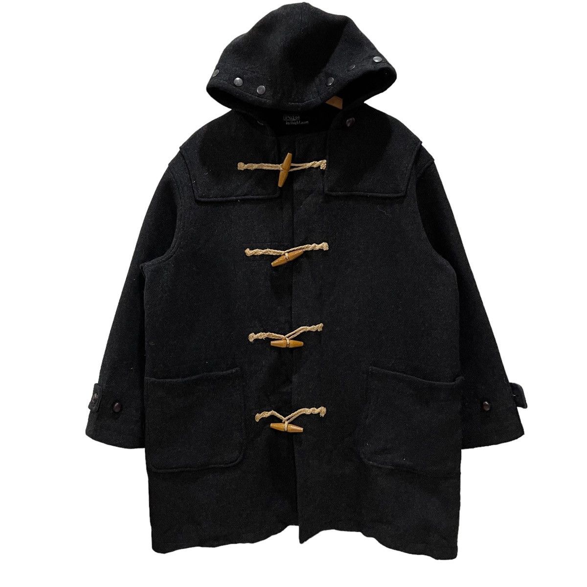 RRL Ralph Lauren × Ralph Lauren × Vintage 💥Vintage💥Polo Ralph Lauren Duffle Wool Coat Jacket Size US M / EU 48-50 / 2 - 1 Thumbnail