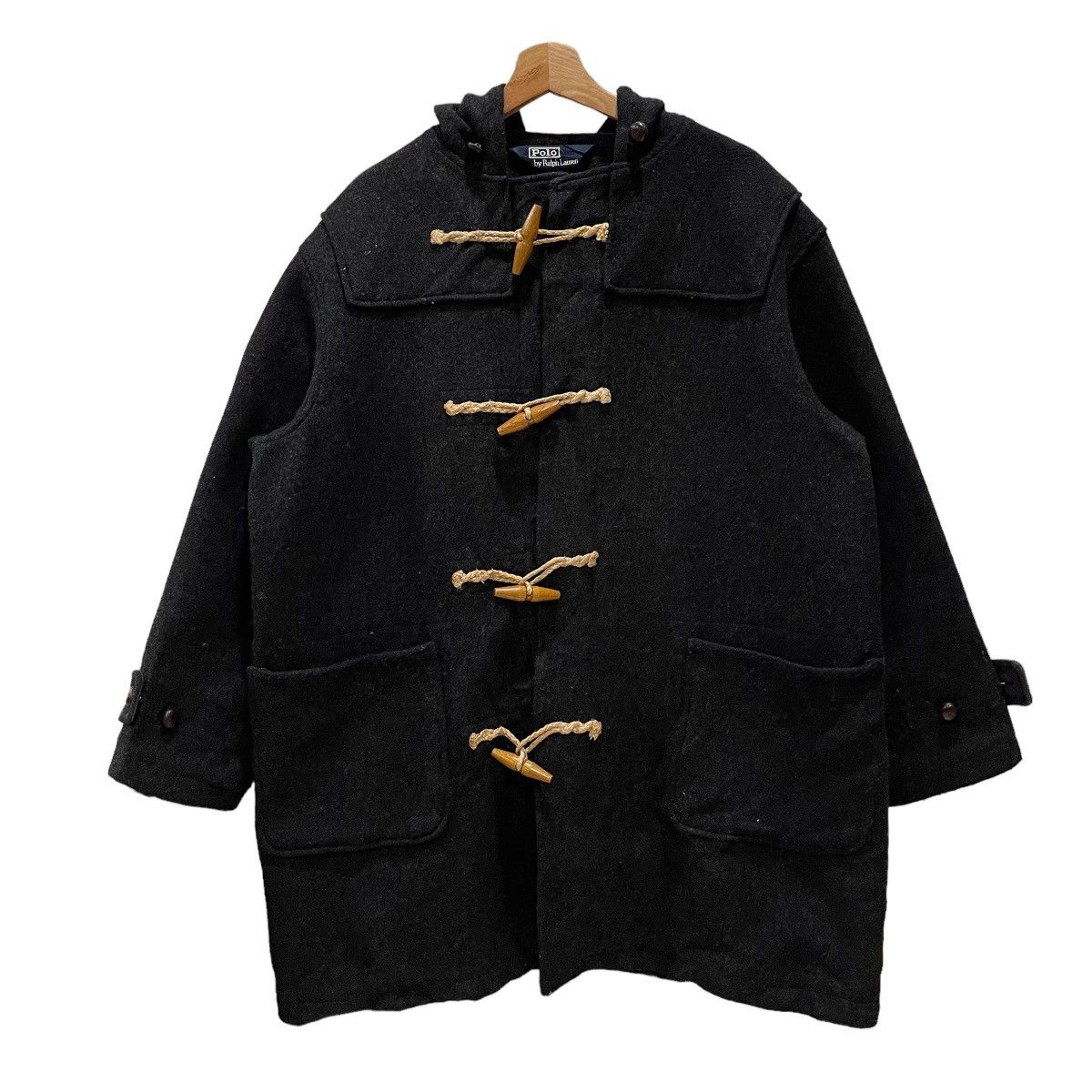 RRL Ralph Lauren × Ralph Lauren × Vintage 💥Vintage💥Polo Ralph Lauren Duffle Wool Coat Jacket Size US M / EU 48-50 / 2 - 2 Thumbnail