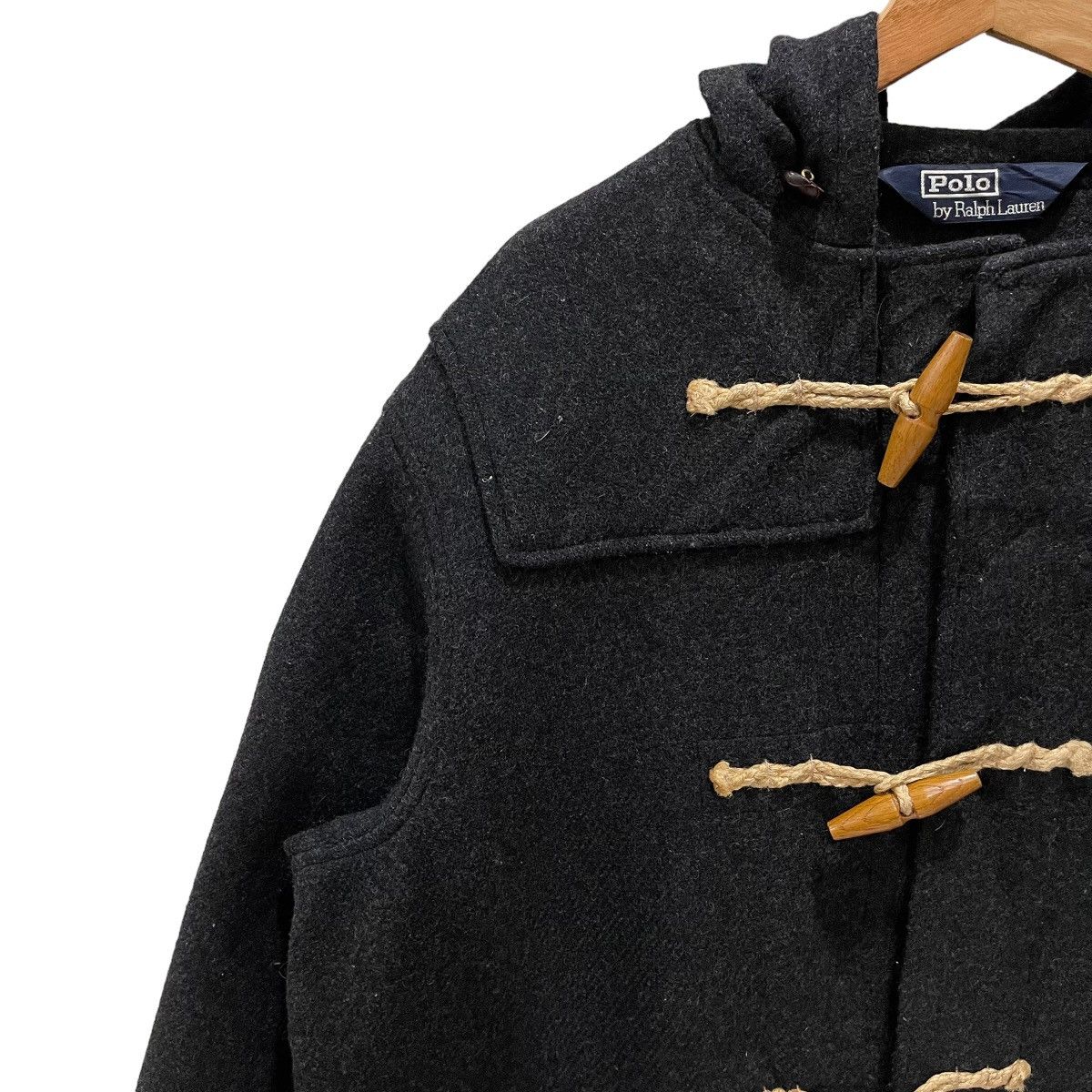 RRL Ralph Lauren × Ralph Lauren × Vintage 💥Vintage💥Polo Ralph Lauren Duffle Wool Coat Jacket Size US M / EU 48-50 / 2 - 5 Thumbnail
