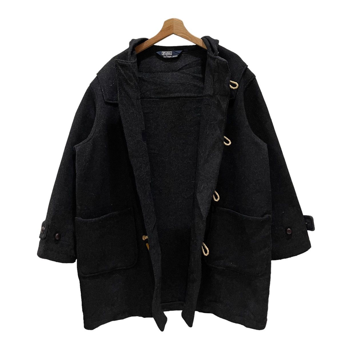 RRL Ralph Lauren × Ralph Lauren × Vintage 💥Vintage💥Polo Ralph Lauren Duffle Wool Coat Jacket Size US M / EU 48-50 / 2 - 8 Thumbnail