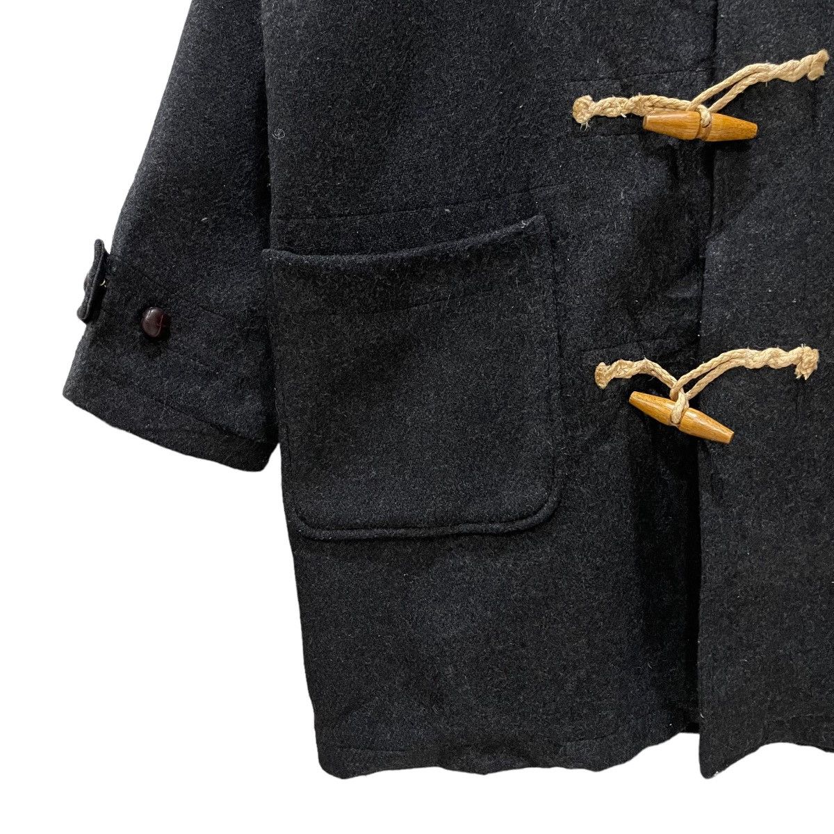 RRL Ralph Lauren × Ralph Lauren × Vintage 💥Vintage💥Polo Ralph Lauren Duffle Wool Coat Jacket Size US M / EU 48-50 / 2 - 7 Thumbnail