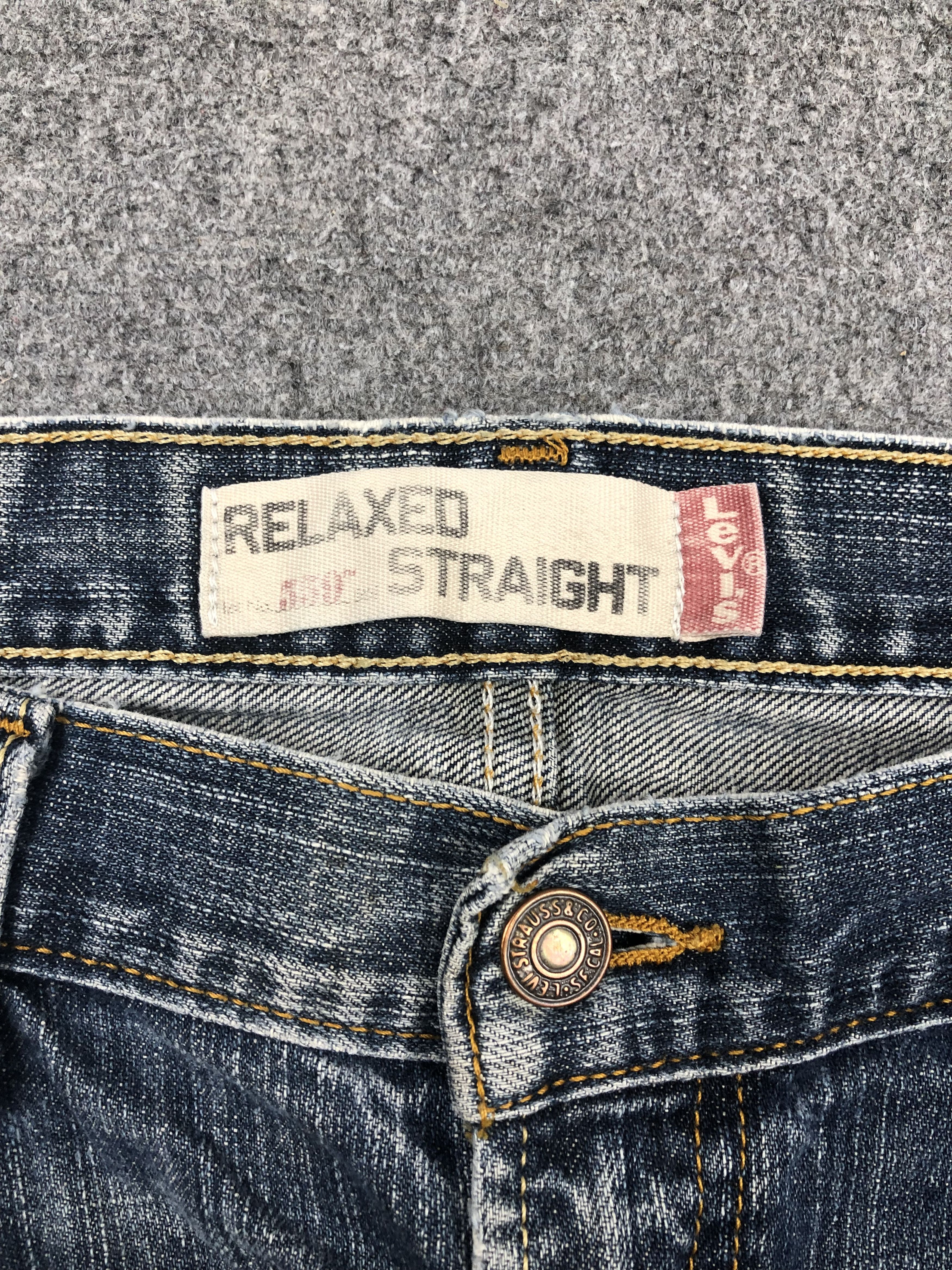 Levi's × Vintage Vintage Distressed Levis 559 Faded Blue Jeans DP1538 Size US 35 - 9 Thumbnail