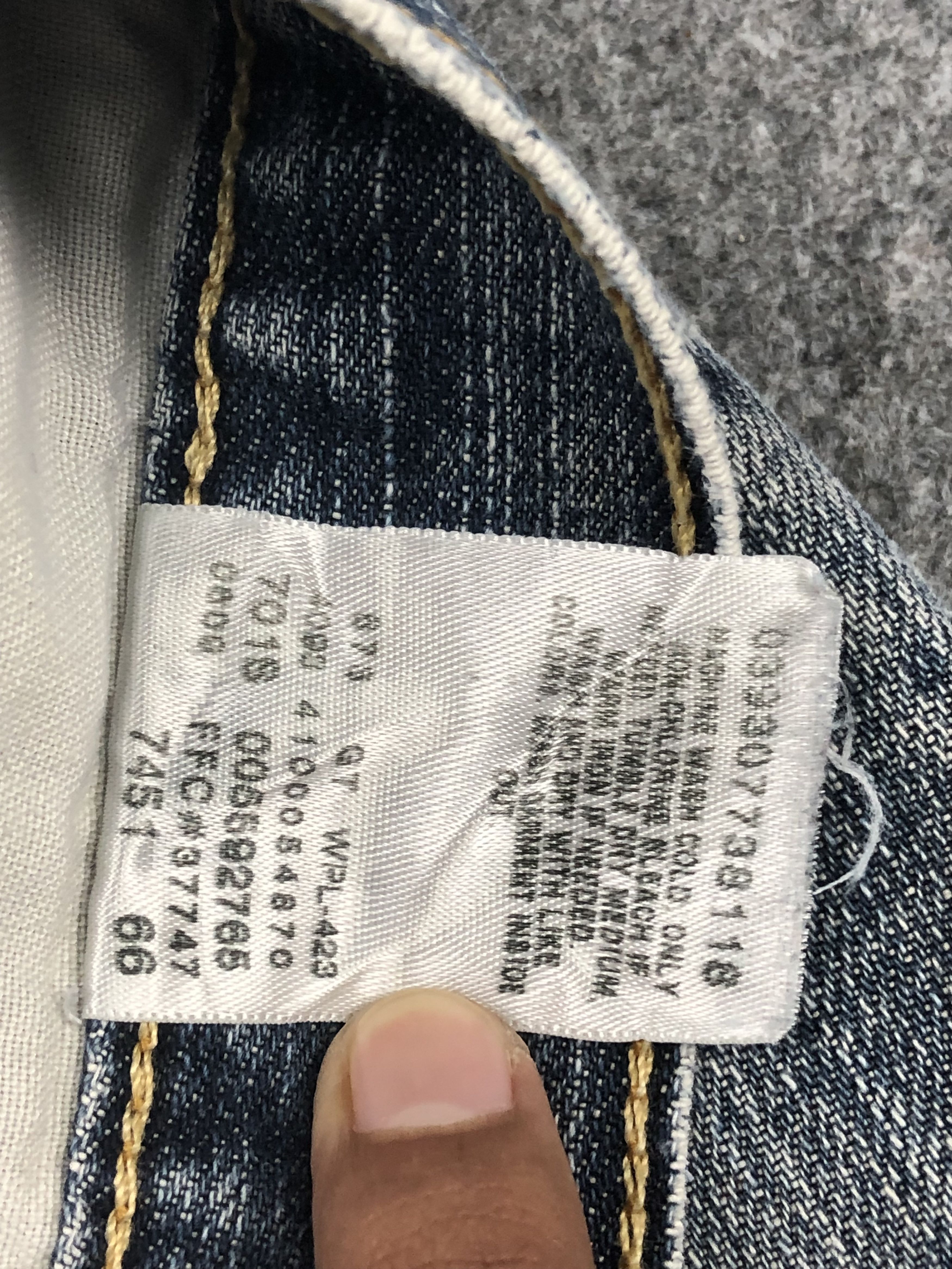 Levi's × Vintage Vintage Distressed Levis 559 Faded Blue Jeans DP1538 Size US 35 - 7 Thumbnail