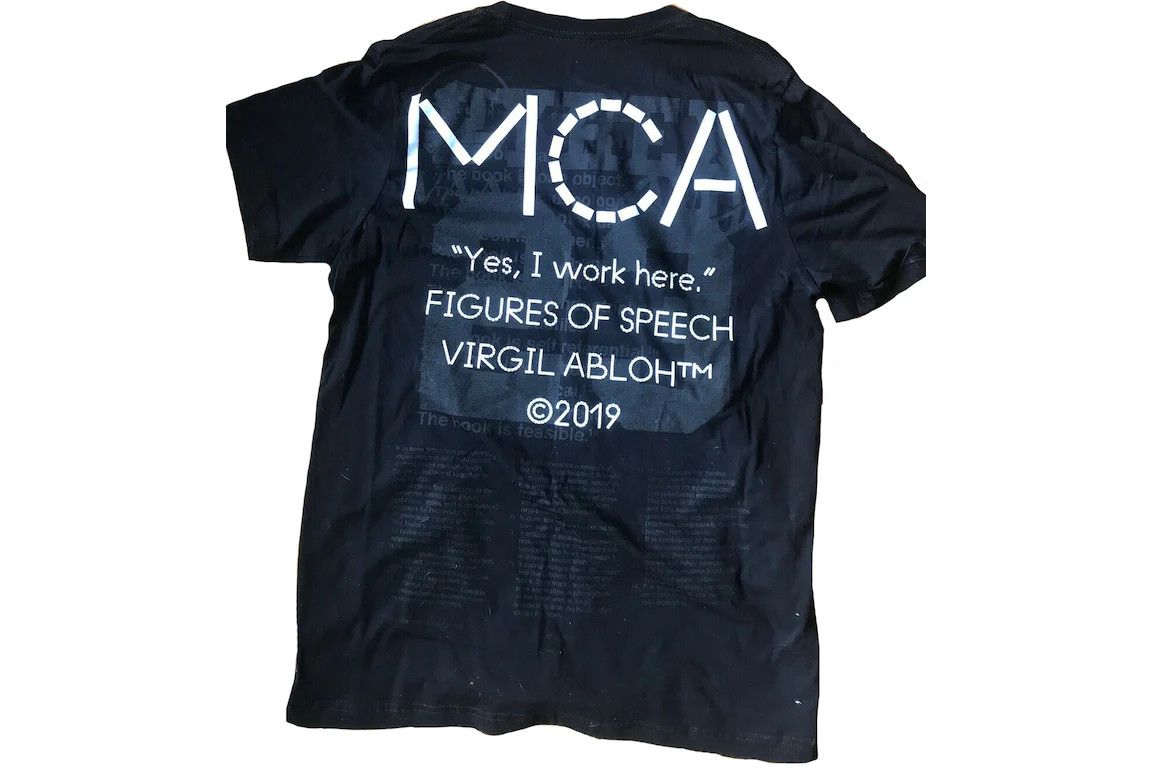 Virgil Abloh Virgil Abloh x MCA Figures of Speech Staff Tee - large Size US L / EU 52-54 / 3 - 2 Thumbnail