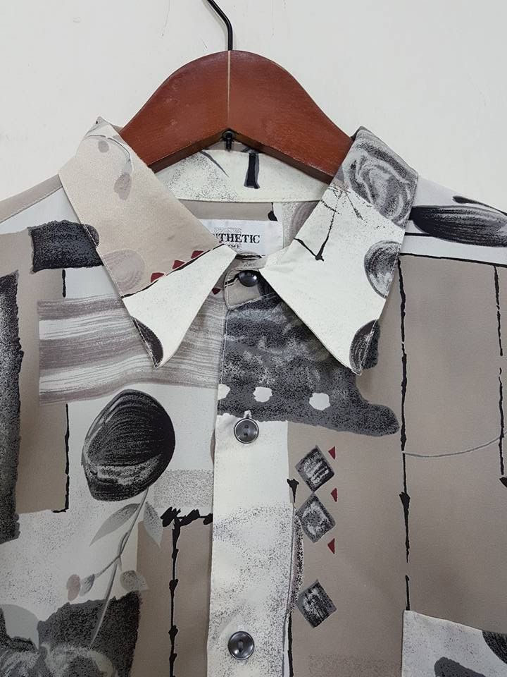 Designer × Japanese Brand Japan Brand SYNTHETIC HOMME Classic Pop Art Abstract Shirt Size US L / EU 52-54 / 3 - 3 Thumbnail