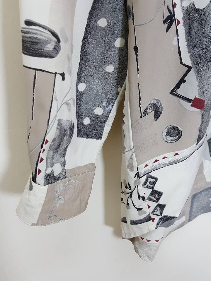 Designer × Japanese Brand Japan Brand SYNTHETIC HOMME Classic Pop Art Abstract Shirt Size US L / EU 52-54 / 3 - 13 Thumbnail