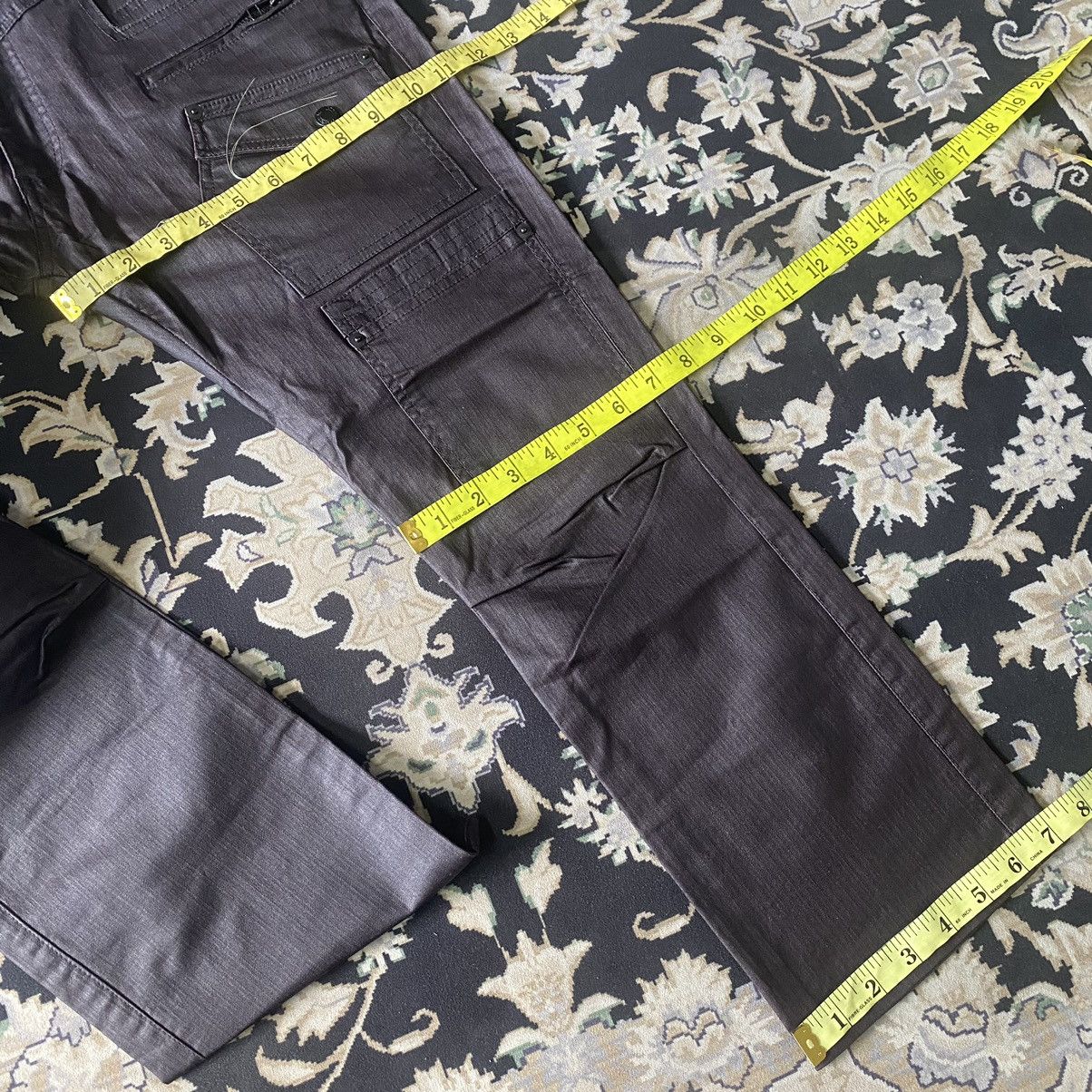 Von Dutch Von Dutch Coated Wax Cargo Cropped Pants Size US 31 - 20 Thumbnail