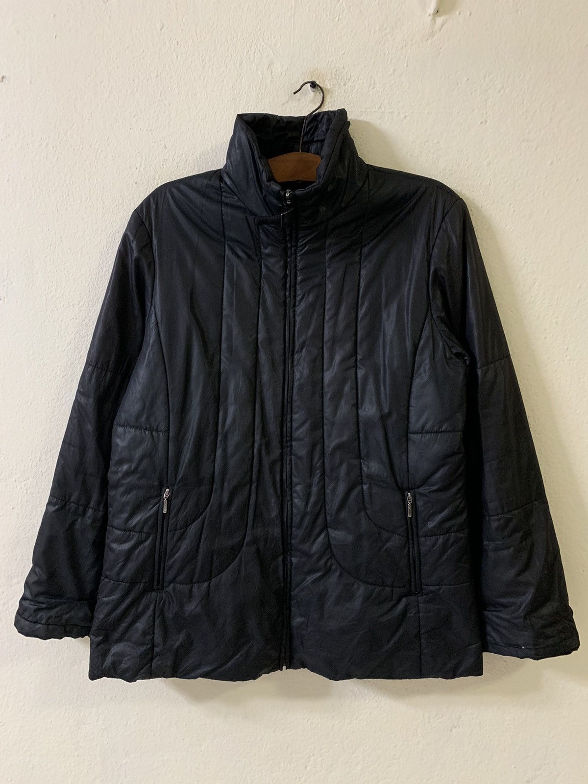 image of Kansai Yamamoto Kansai Bis Parte Padded Jacket in Black, Men's (Size Medium)
