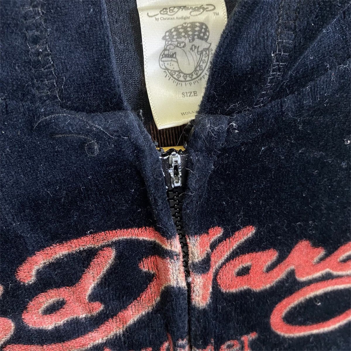 Christian Audigier ED HARDY BY CHRISTIAN AUDIGIER CODUROY HOODIE SWEATER Size S / US 4 / IT 40 - 10 Thumbnail
