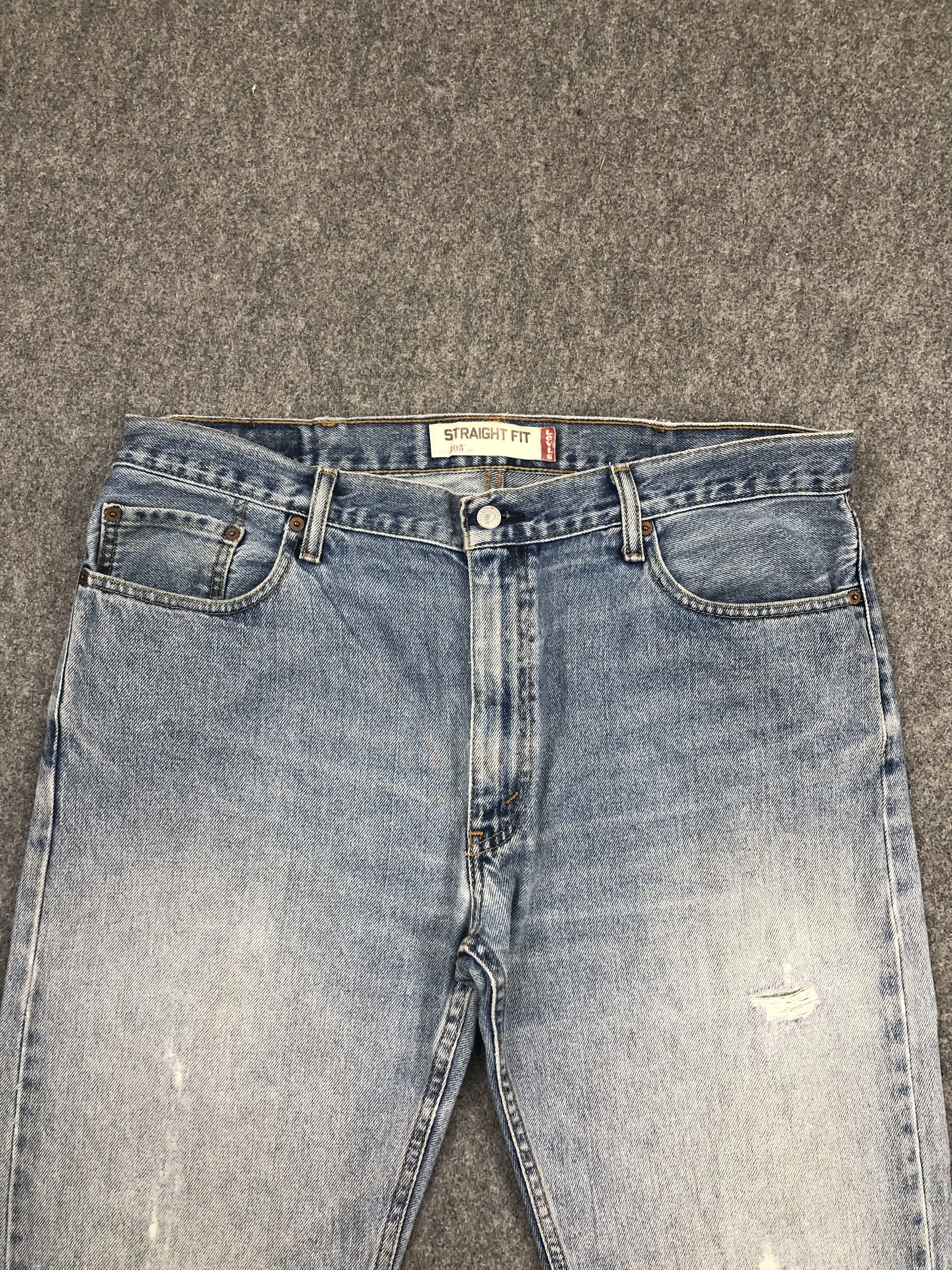 Levi's × Vintage Vintage Levis 505 Faded Blue Jeans Size US 40 / EU 56 - 2 Thumbnail