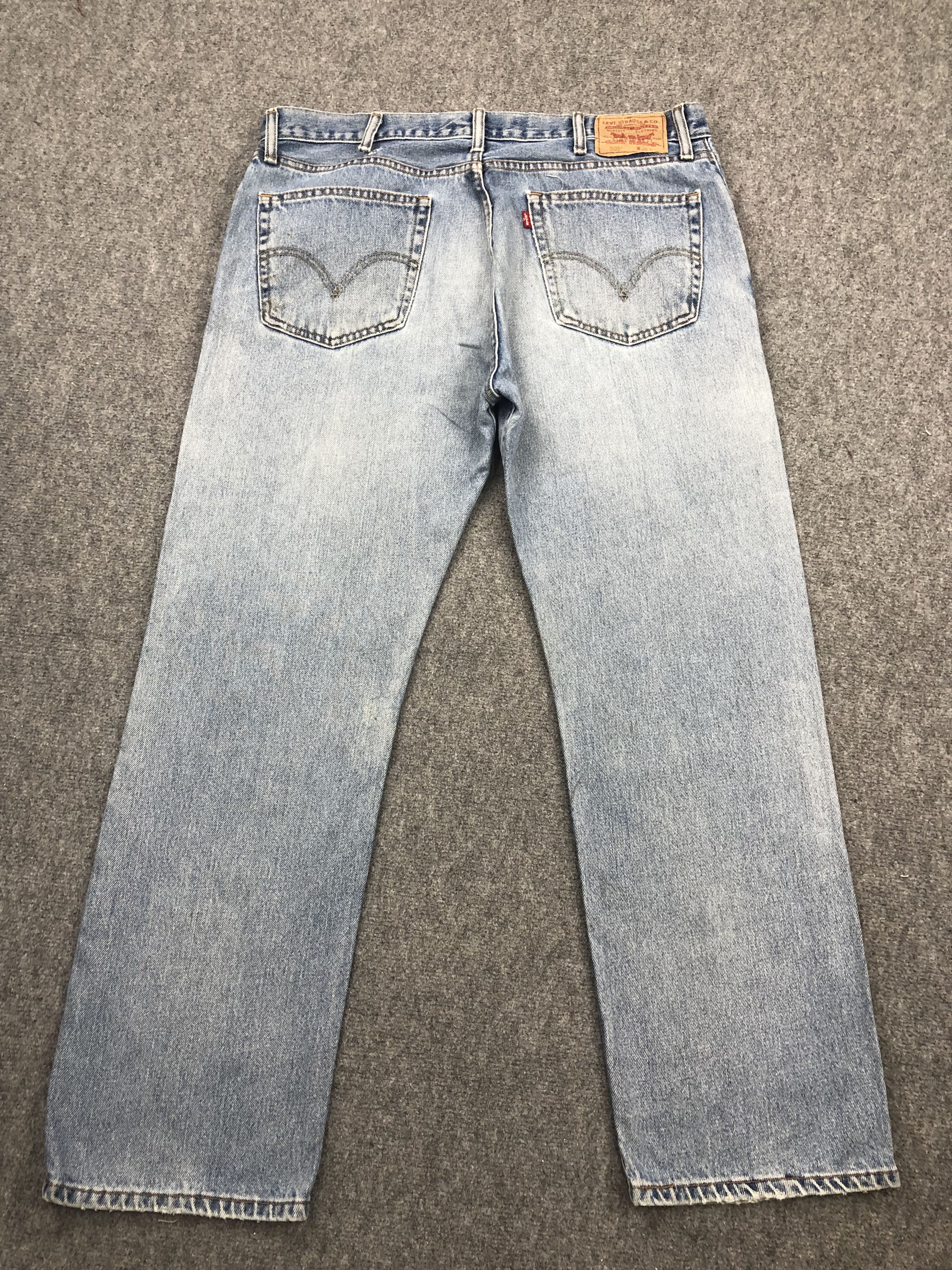 Levi's × Vintage Vintage Levis 505 Faded Blue Jeans Size US 40 / EU 56 - 3 Thumbnail