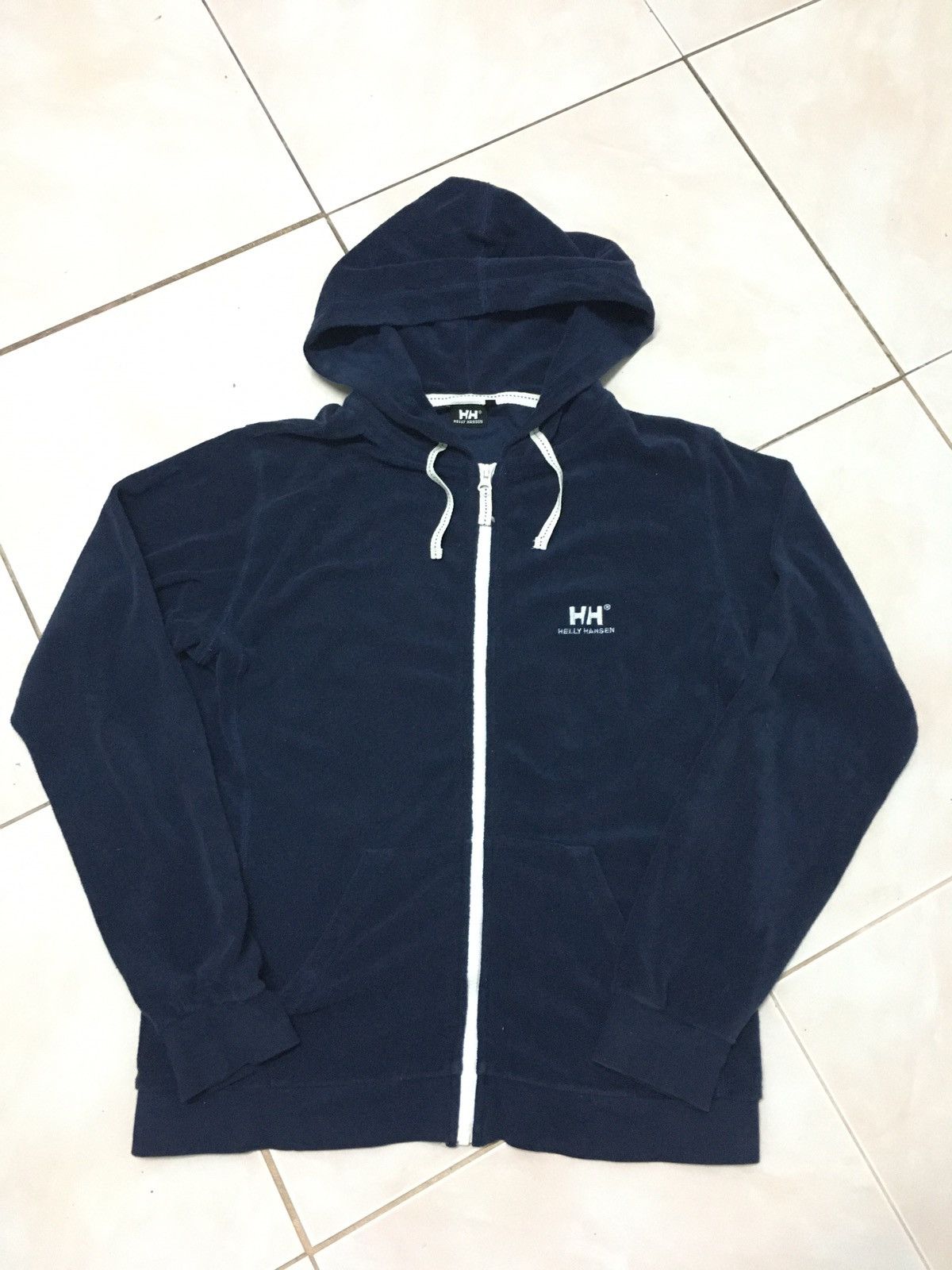 Helly Hansen × Vintage Helly Hansen Fleece Hoodie Logo Embroidery Size US M / EU 48-50 / 2 - 1 Thumbnail