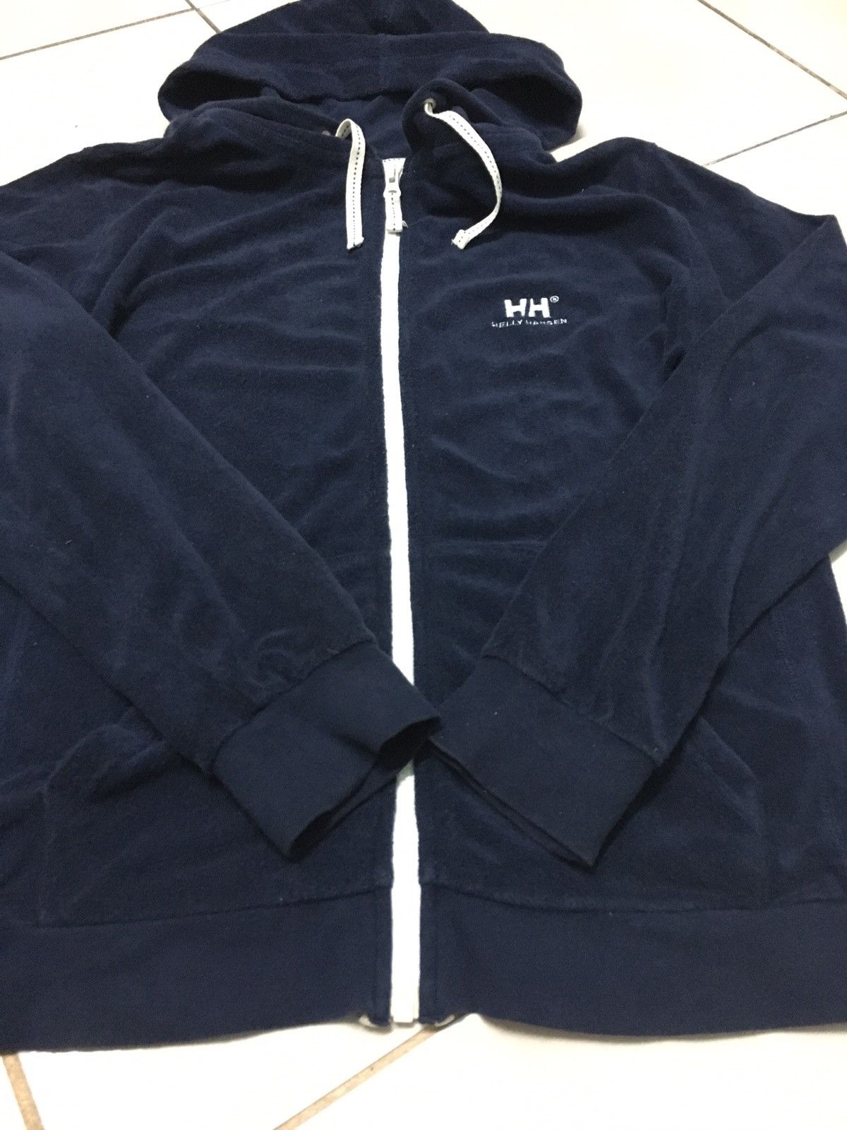 Helly Hansen × Vintage Helly Hansen Fleece Hoodie Logo Embroidery Size US M / EU 48-50 / 2 - 6 Thumbnail