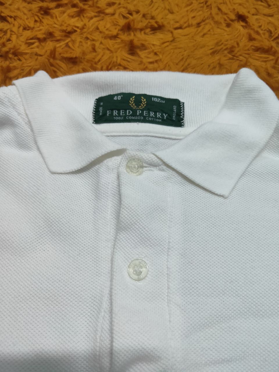 Designer × Fred Perry × Vintage Fred Perry Made In England Polo Tee Size US M / EU 48-50 / 2 - 7 Thumbnail