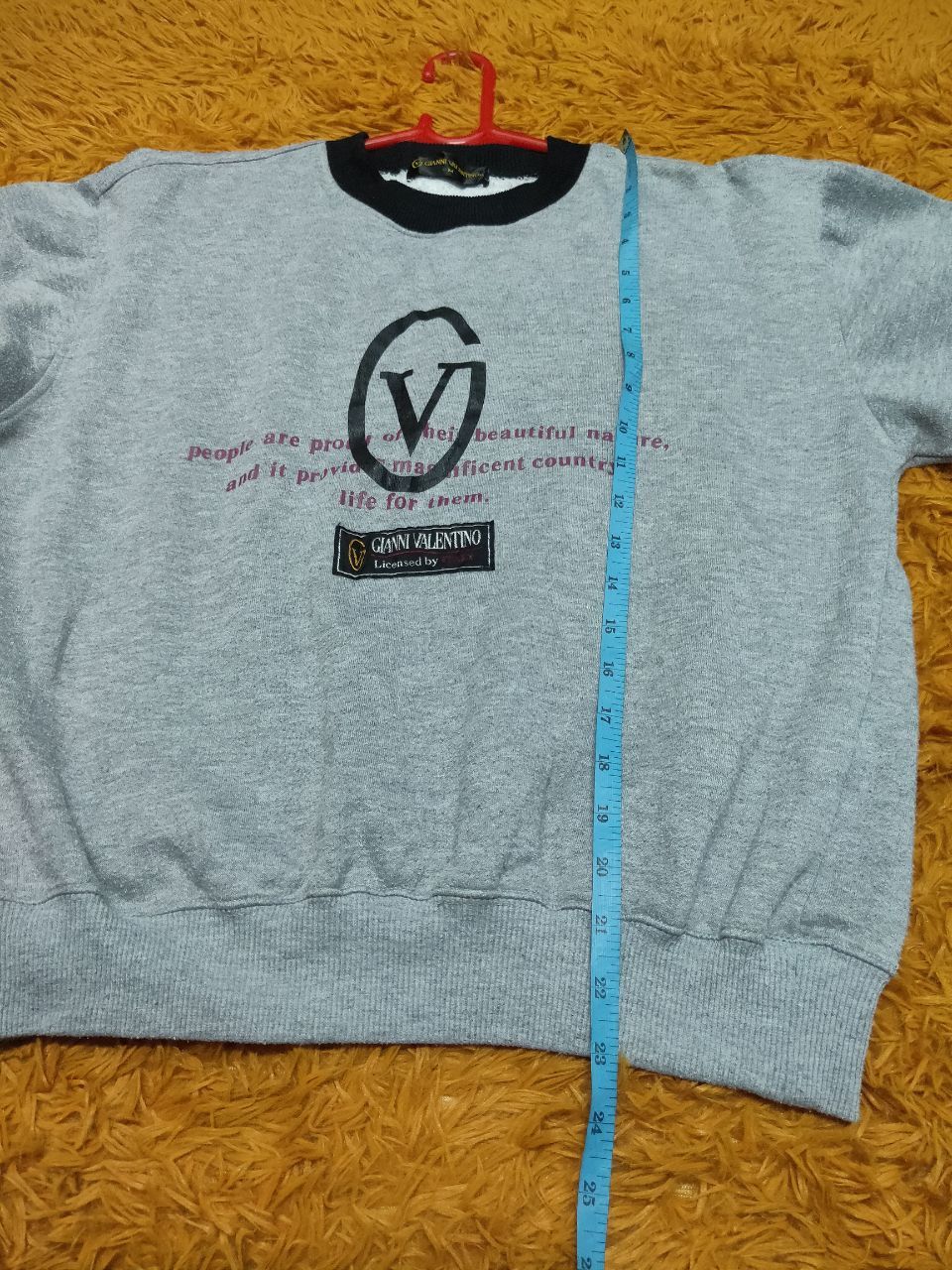 Valentino × Vintage Vintage Gianni Valentino Big Logo Sweatshirt Size US M / EU 48-50 / 2 - 10 Thumbnail