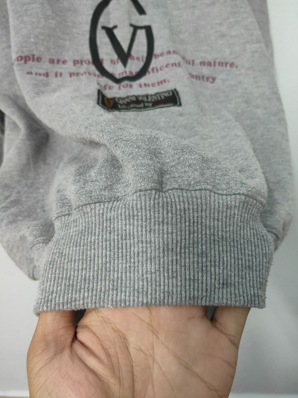 Valentino × Vintage Vintage Gianni Valentino Big Logo Sweatshirt Size US M / EU 48-50 / 2 - 5 Thumbnail