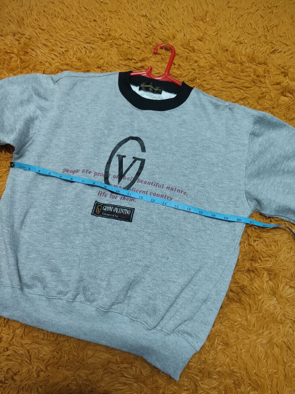 Valentino × Vintage Vintage Gianni Valentino Big Logo Sweatshirt Size US M / EU 48-50 / 2 - 9 Thumbnail