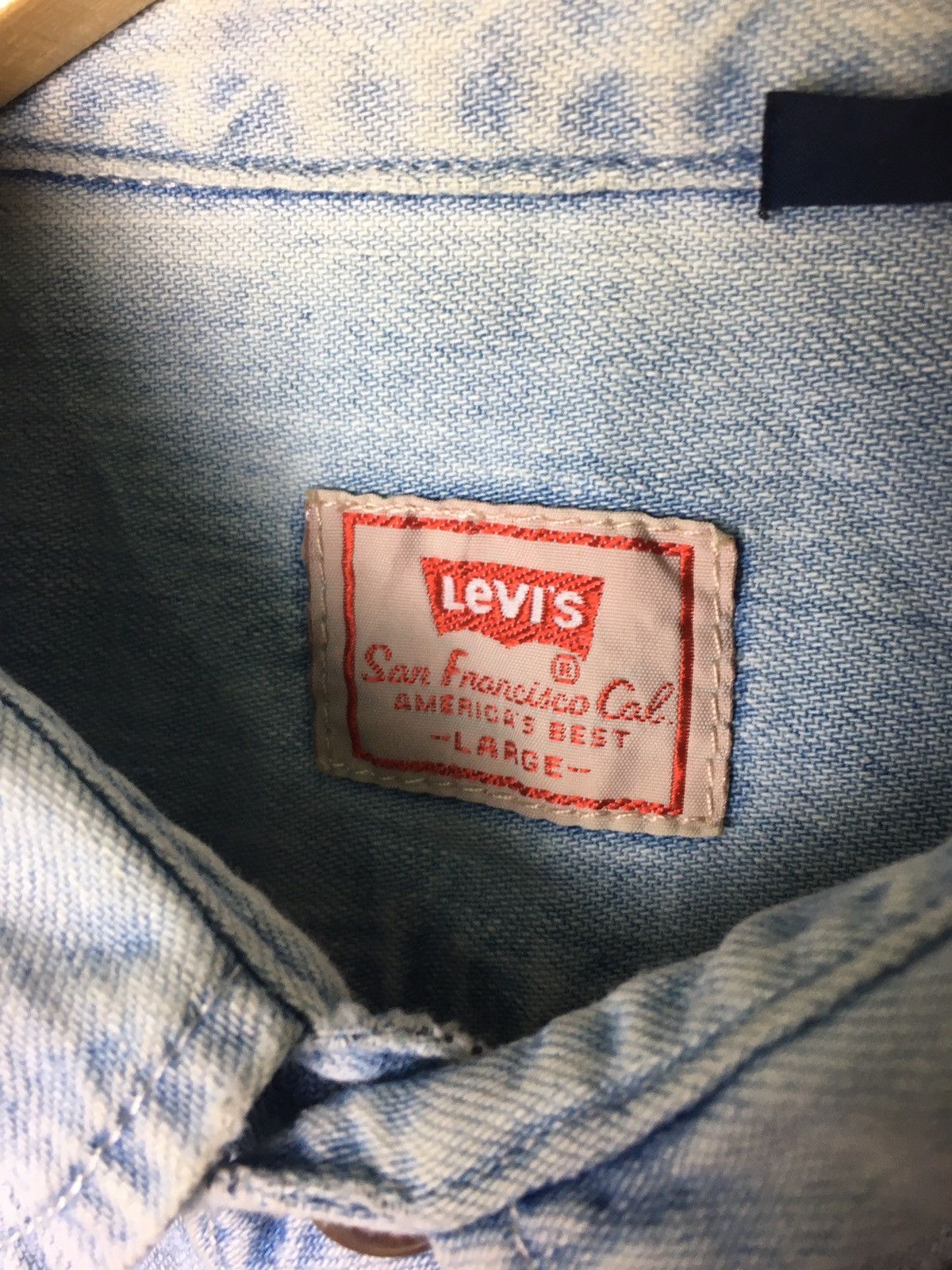 Levi's × Levi's Vintage Clothing Vintage Levis Button Up Shirt Size US L / EU 52-54 / 3 - 4 Thumbnail