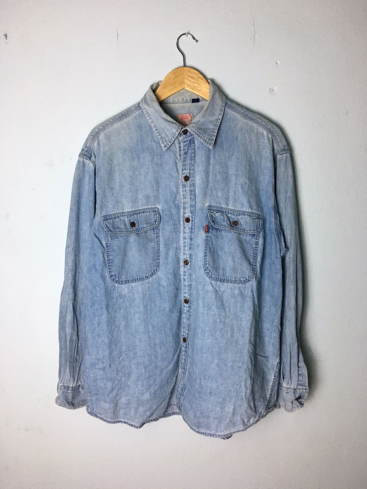 Levi's × Levi's Vintage Clothing Vintage Levis Button Up Shirt Size US L / EU 52-54 / 3 - 1 Thumbnail