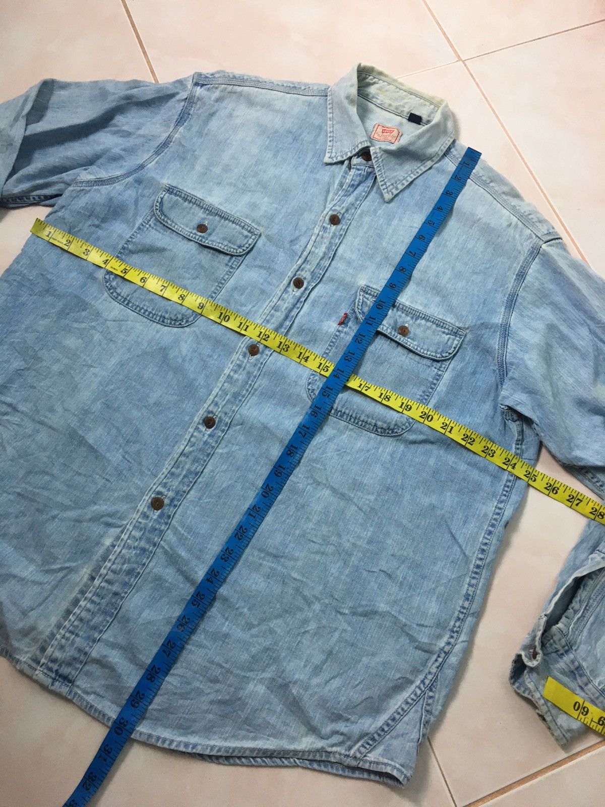 Levi's × Levi's Vintage Clothing Vintage Levis Button Up Shirt Size US L / EU 52-54 / 3 - 10 Thumbnail