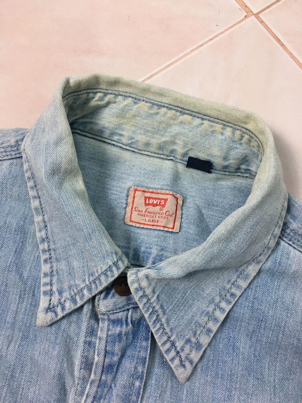 Levi's × Levi's Vintage Clothing Vintage Levis Button Up Shirt Size US L / EU 52-54 / 3 - 9 Thumbnail