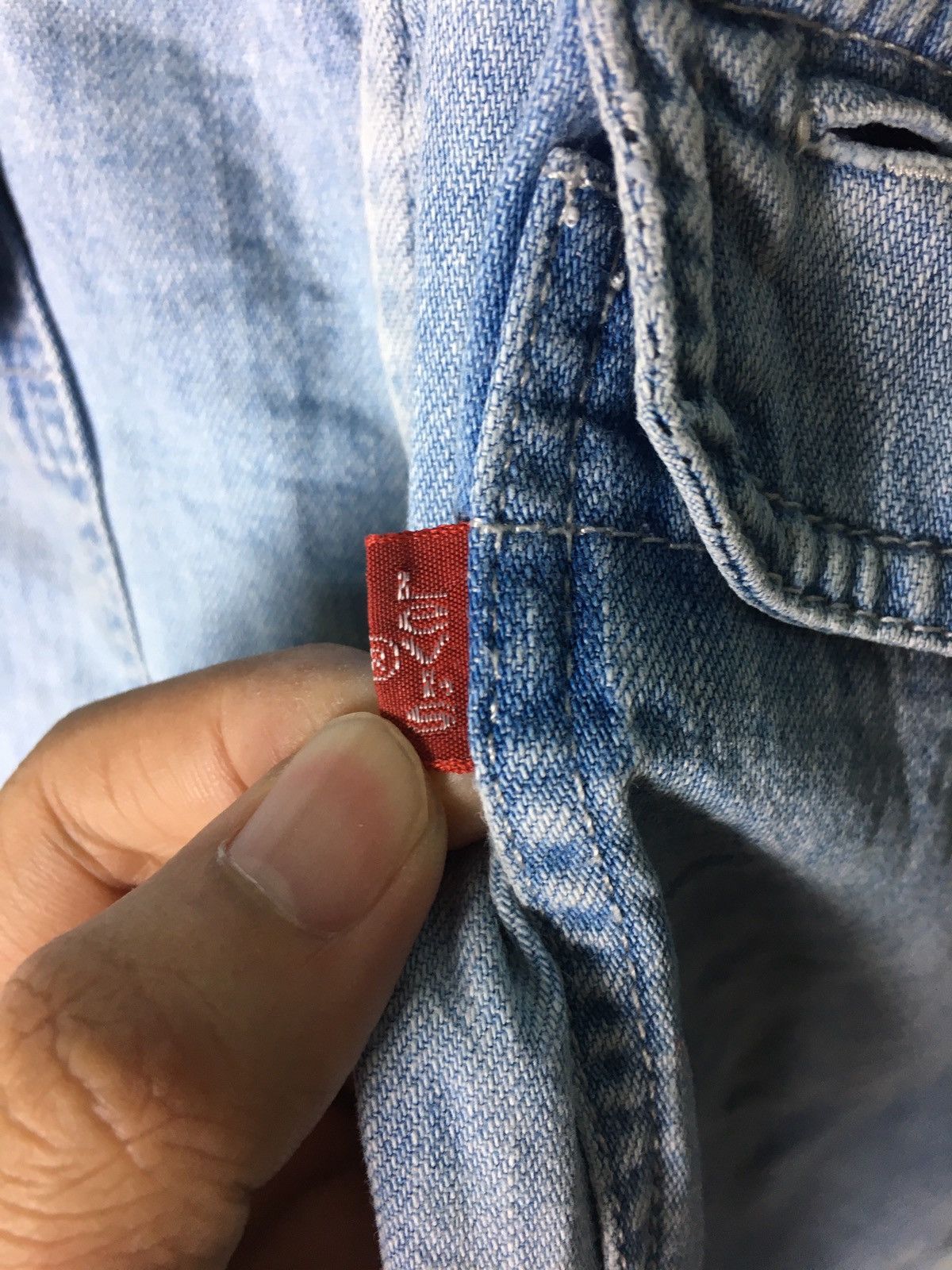 Levi's × Levi's Vintage Clothing Vintage Levis Button Up Shirt Size US L / EU 52-54 / 3 - 8 Thumbnail