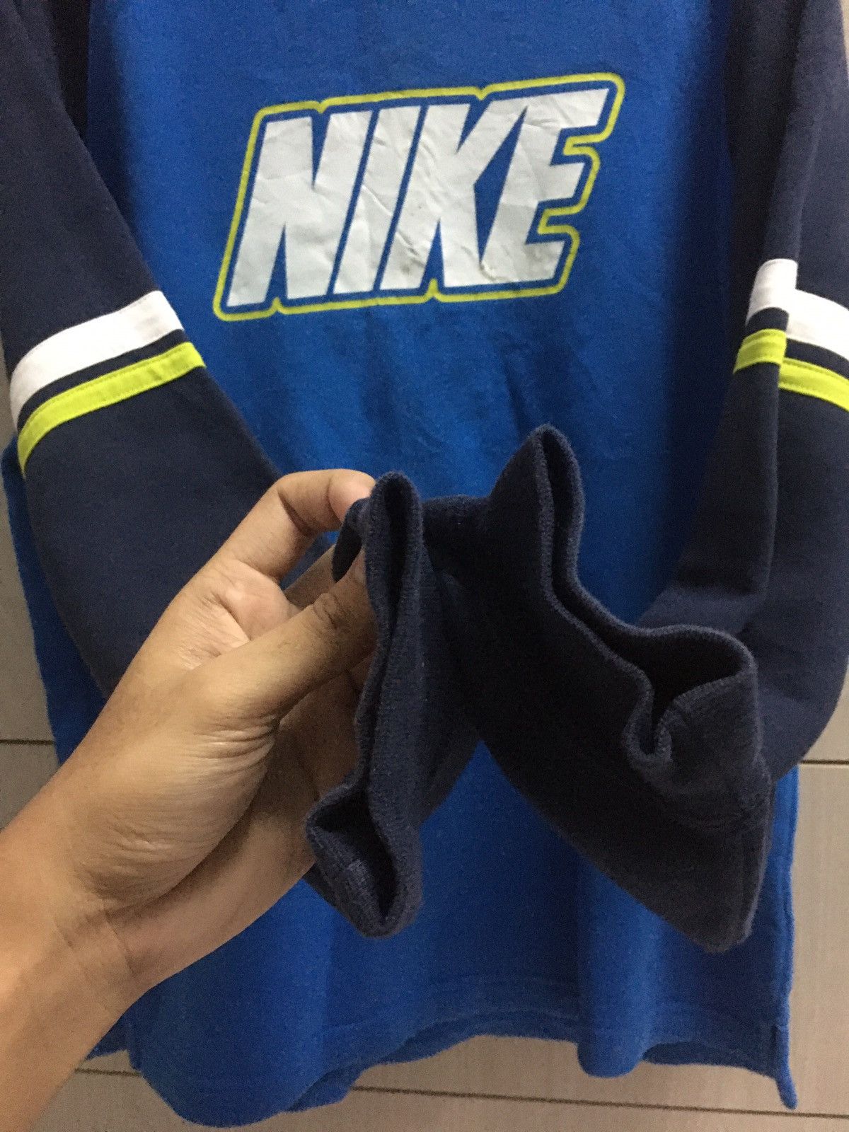Nike × Vintage Vintage Nike sweatshirt back swoosh logo embroidery Size US M / EU 48-50 / 2 - 4 Thumbnail