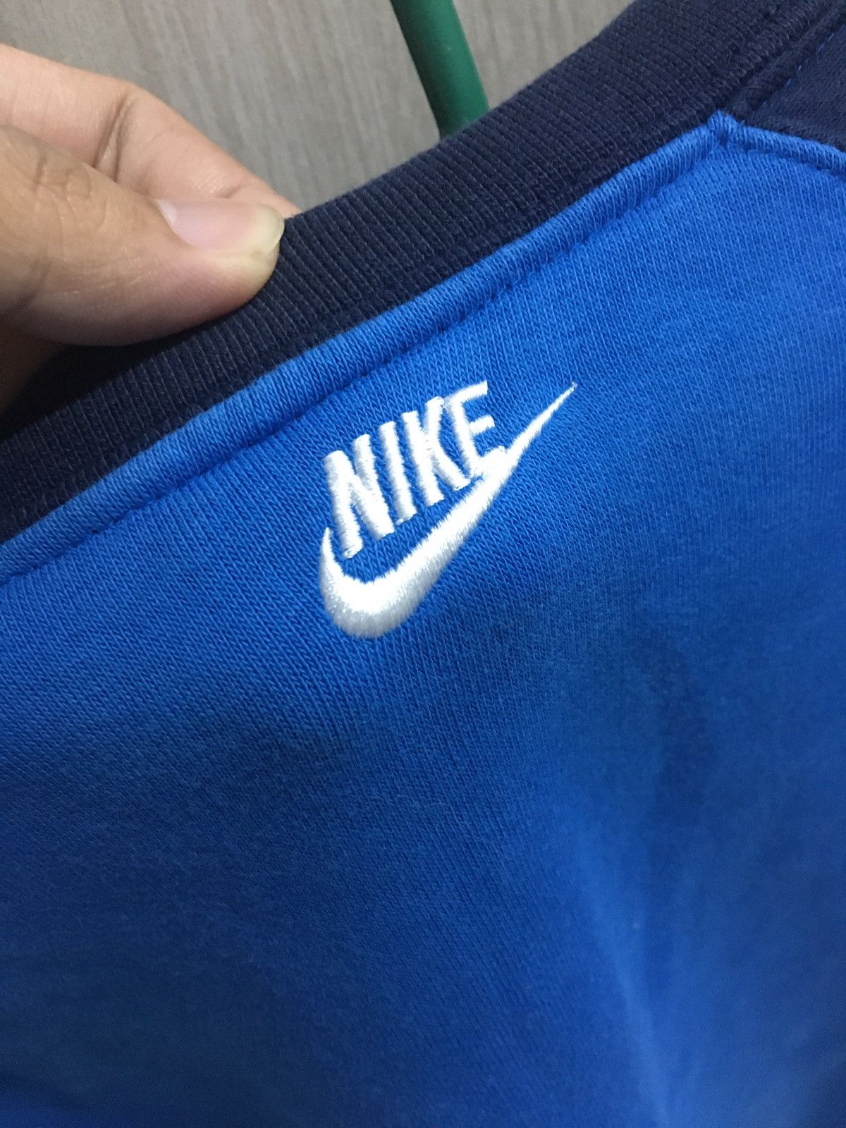 Nike × Vintage Vintage Nike sweatshirt back swoosh logo embroidery Size US M / EU 48-50 / 2 - 7 Thumbnail