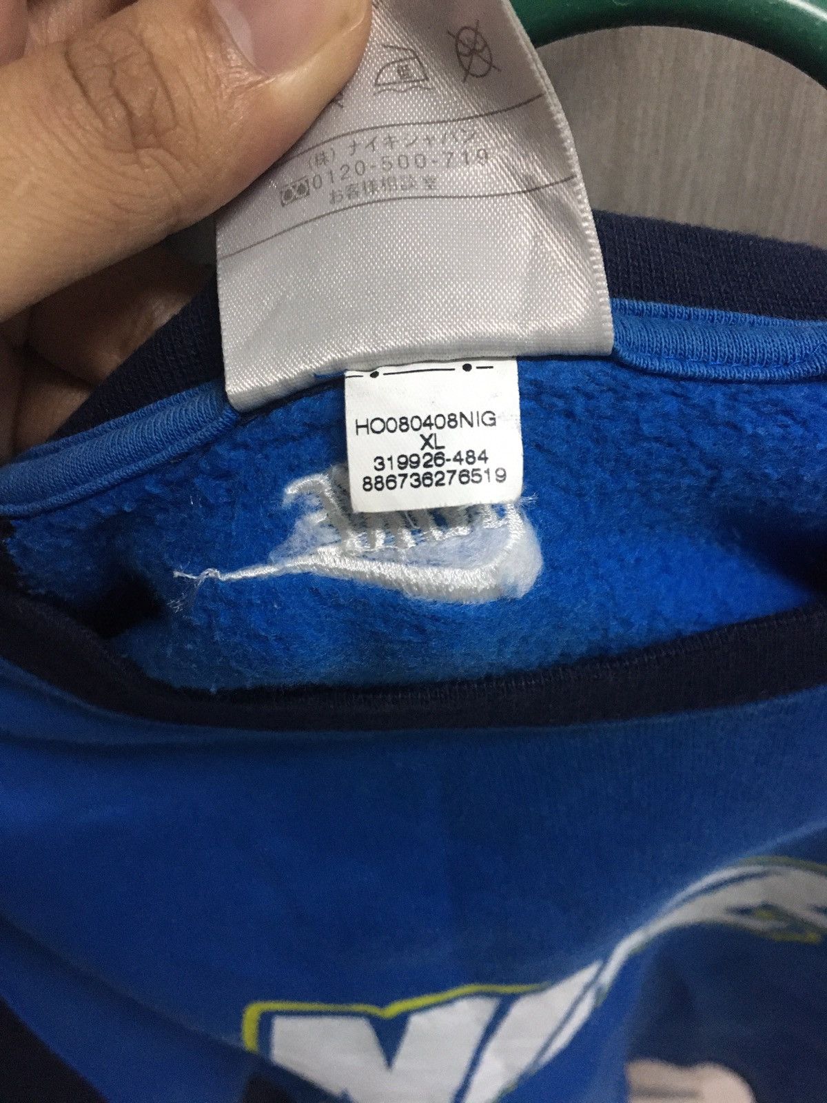 Nike × Vintage Vintage Nike sweatshirt back swoosh logo embroidery Size US M / EU 48-50 / 2 - 10 Thumbnail
