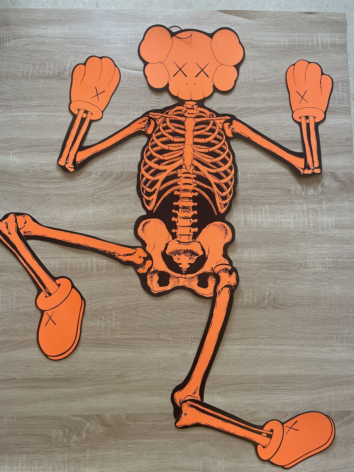 image of Kaws Original Fake Companion Skeleton 2007 in Orange, Men's