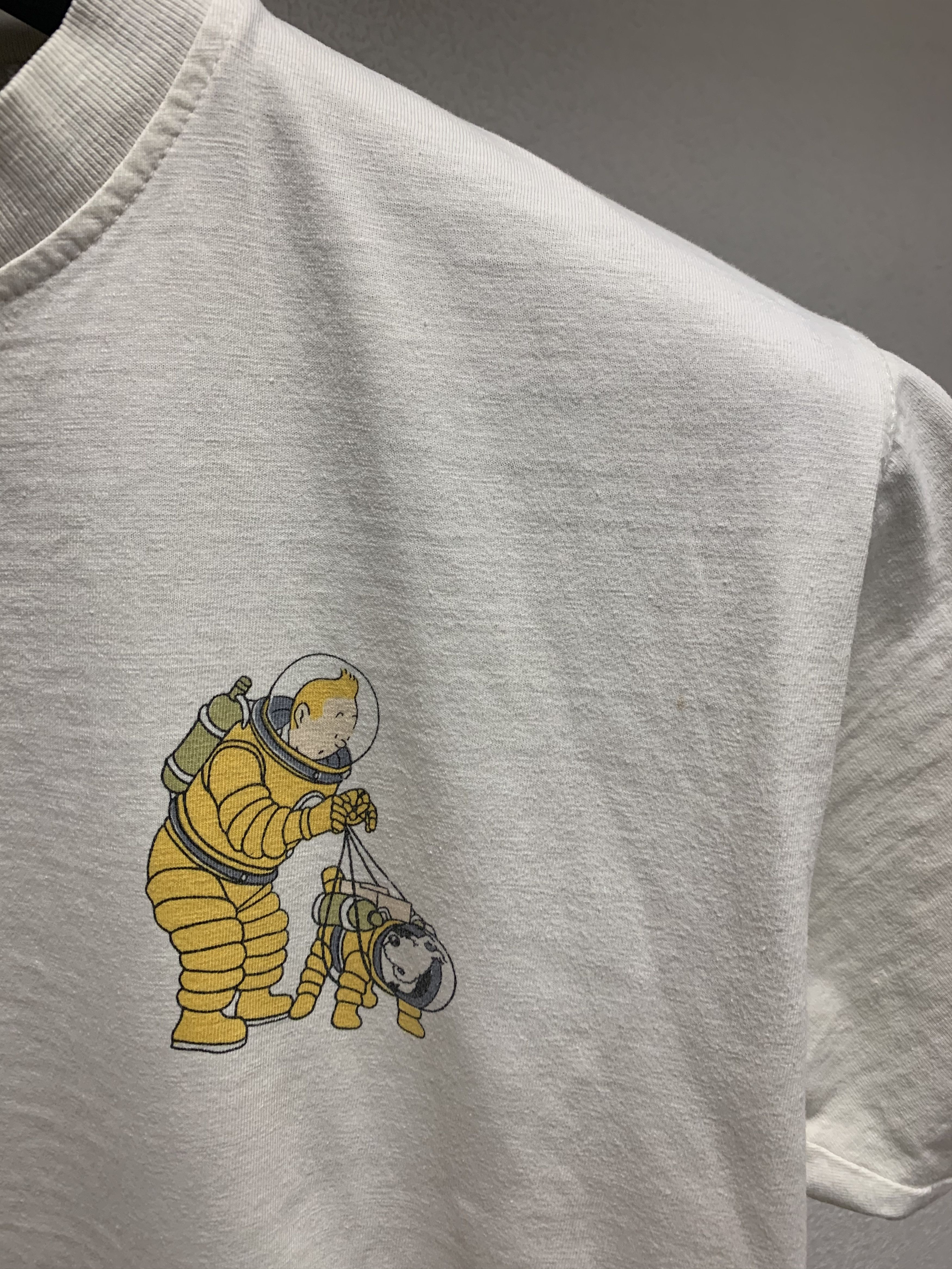 Cartoon Network The adventures of tin tin vintage t shirt 90th L sz Size US L / EU 52-54 / 3 - 4 Thumbnail