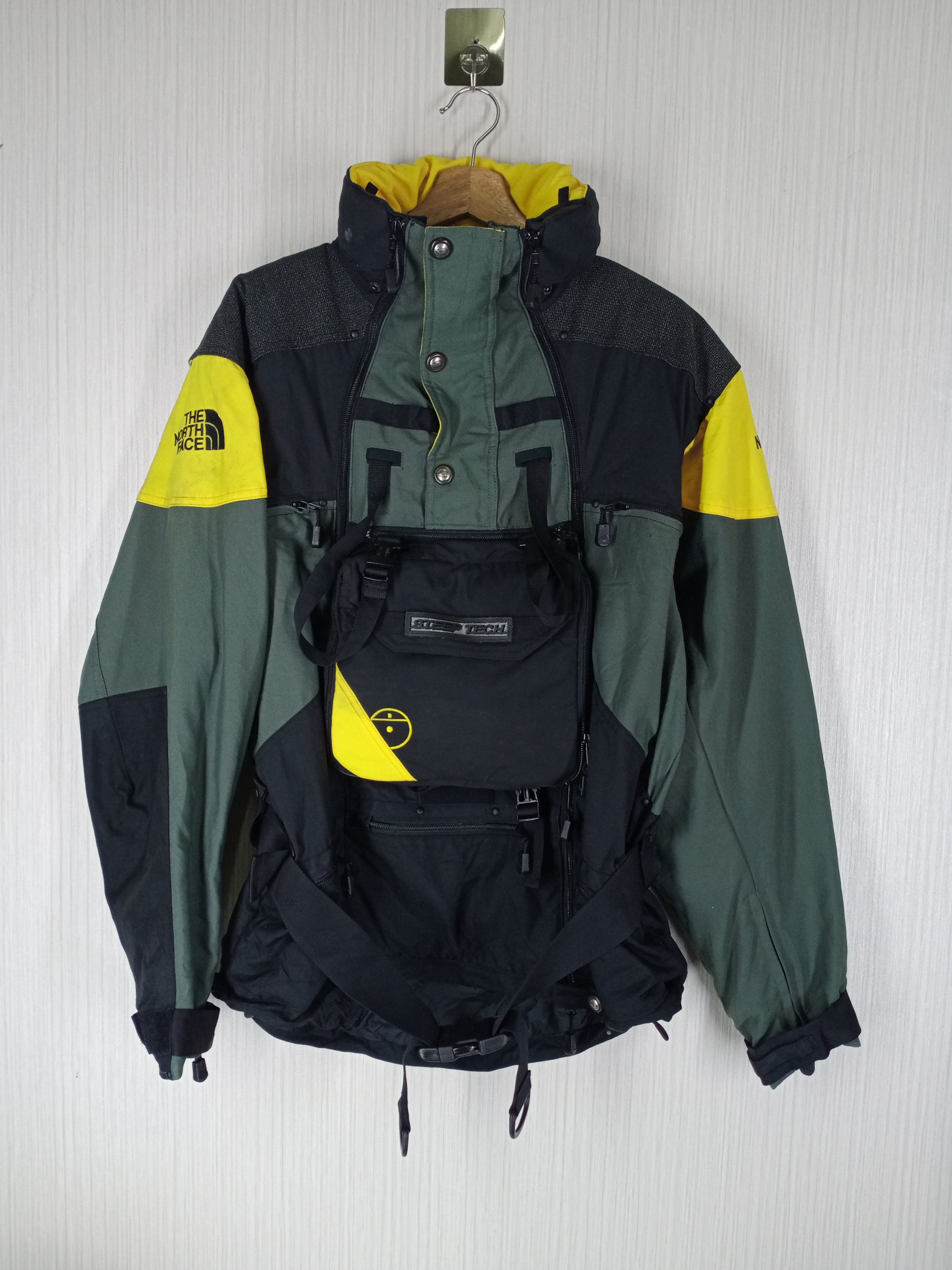 Vintage The North Face Steep Tech Jacket Size XL Yellow