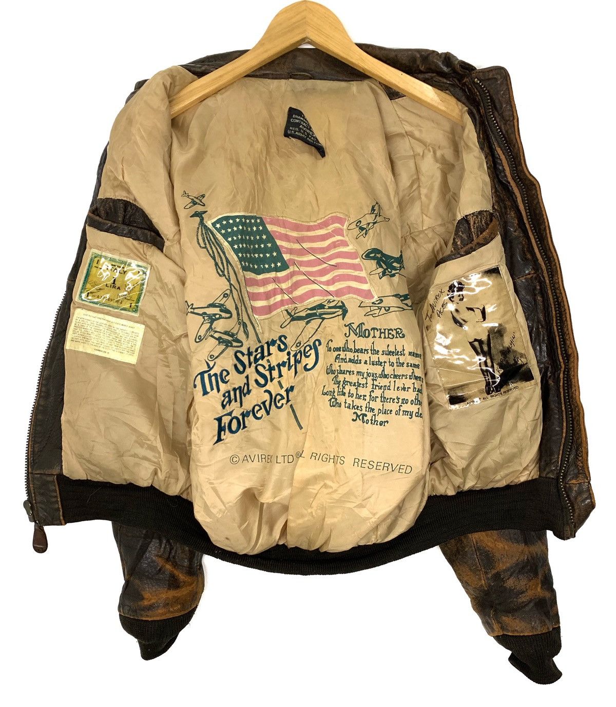 Avirex RARE‼️Avirex LTD TYPE A-2 Air Force Leather Jacket Size US S / EU 44-46 / 1 - 8 Thumbnail
