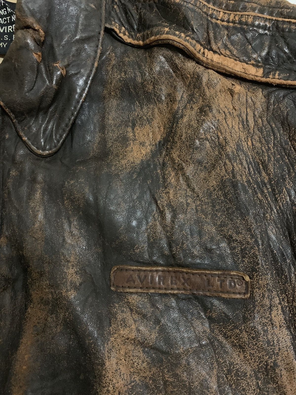 Avirex RARE‼️Avirex LTD TYPE A-2 Air Force Leather Jacket Size US S / EU 44-46 / 1 - 6 Thumbnail
