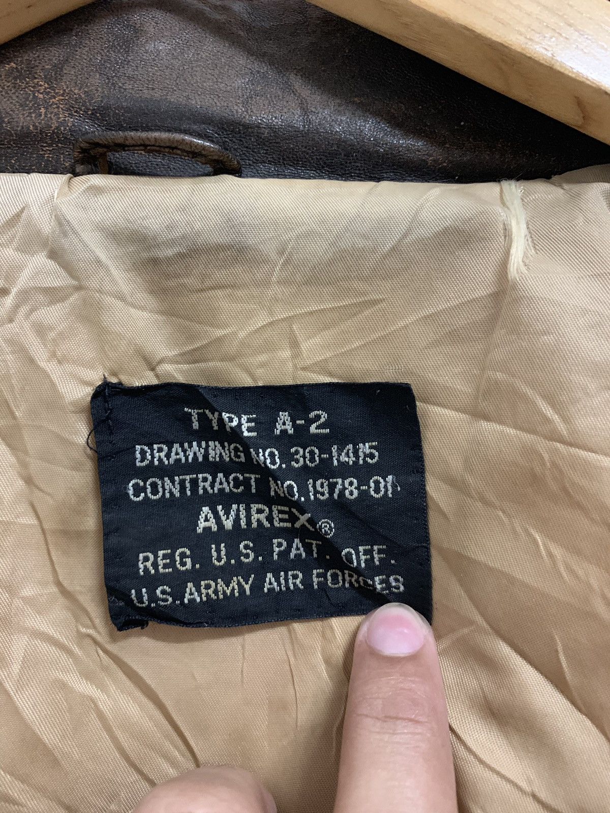 Avirex RARE‼️Avirex LTD TYPE A-2 Air Force Leather Jacket Size US S / EU 44-46 / 1 - 11 Thumbnail