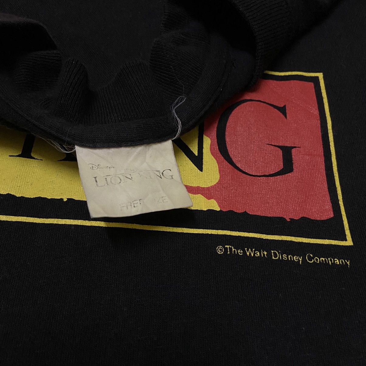 Disney Vintage 90s The Lion King tshirt Size US L / EU 52-54 / 3 - 3 Thumbnail