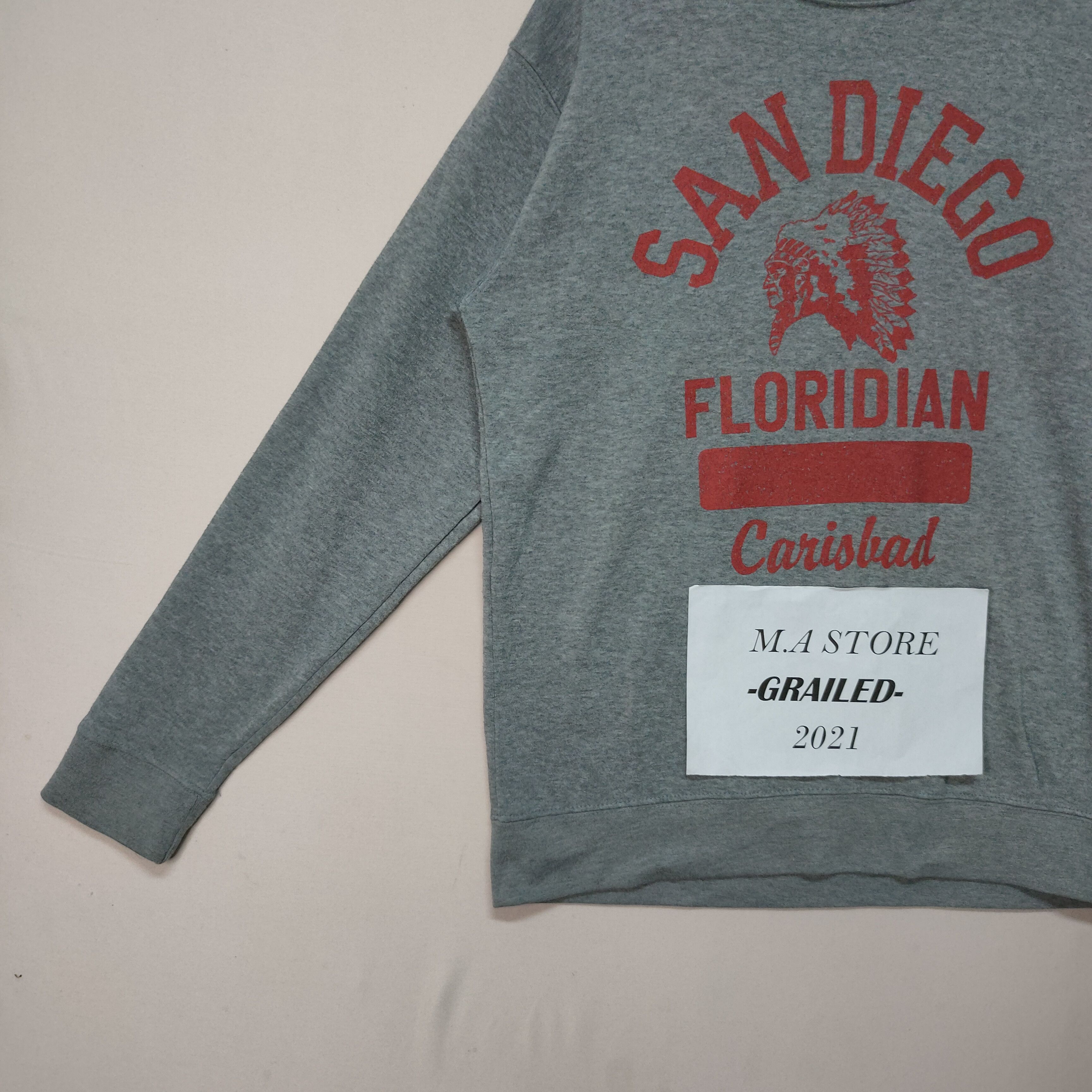 Vintage RED INDIEAN SAN DIEGO FLORIDIAN LONG SLEEVE SHIRT Size US M / EU 48-50 / 2 - 11 Thumbnail