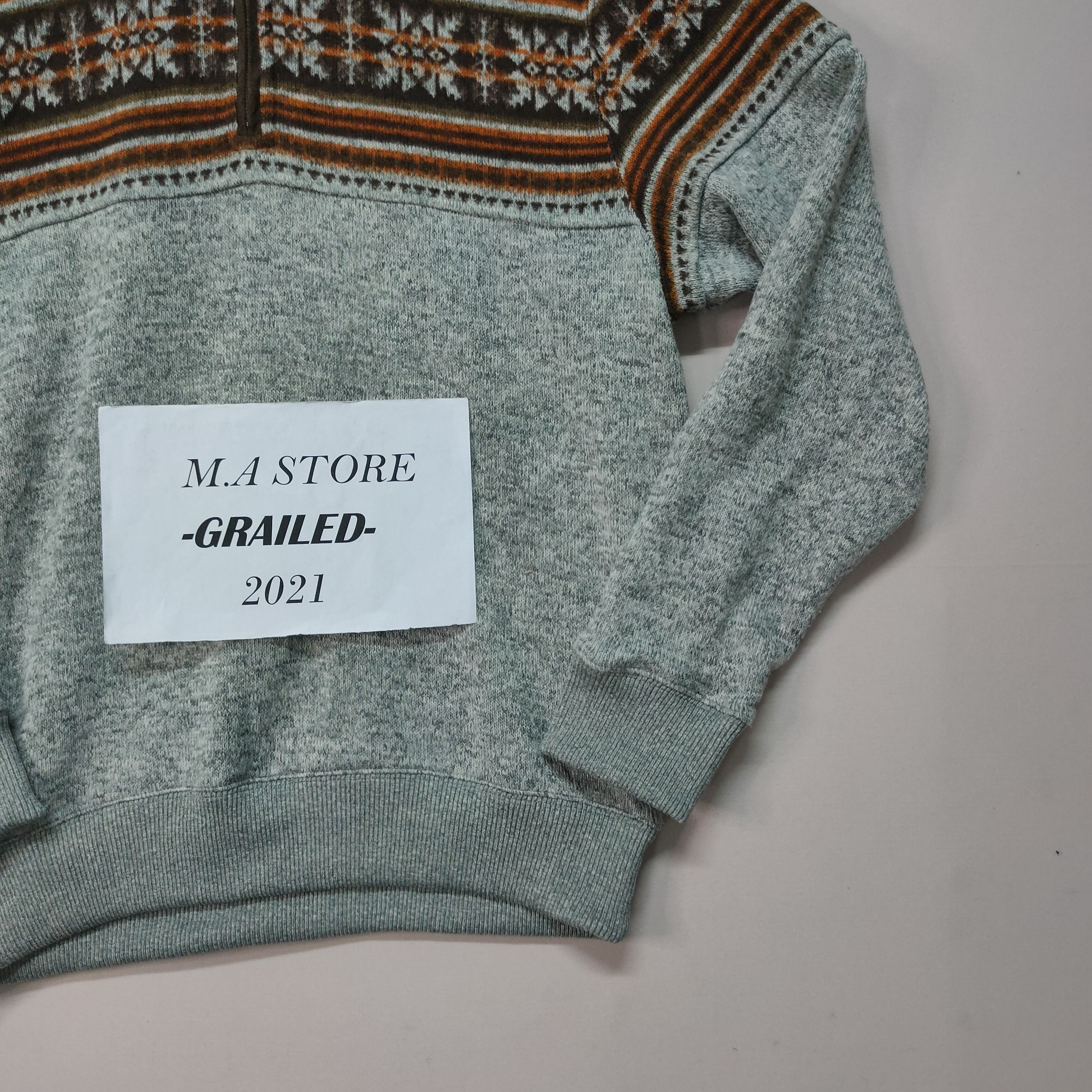 Japanese Brand Graceful Day Art Navajo Style Sweatshirt Size US L / EU 52-54 / 3 - 3 Thumbnail