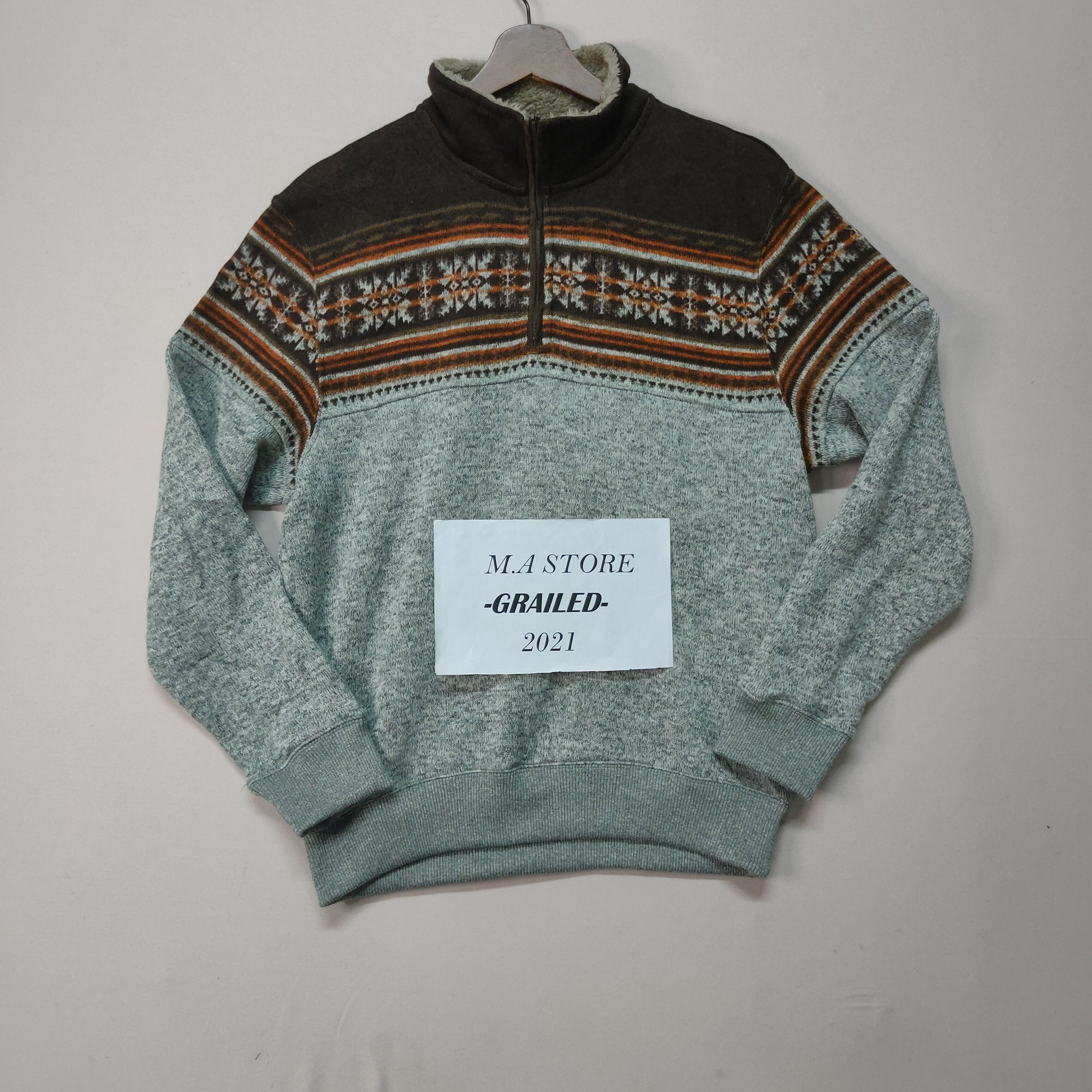 Japanese Brand Graceful Day Art Navajo Style Sweatshirt Size US L / EU 52-54 / 3 - 1 Thumbnail