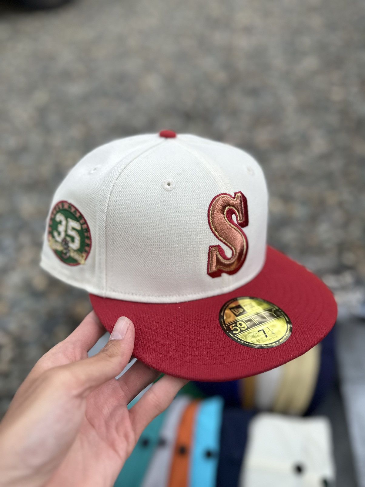 Hat Club White Dome Seattle Mariners store New Era 7 1/4