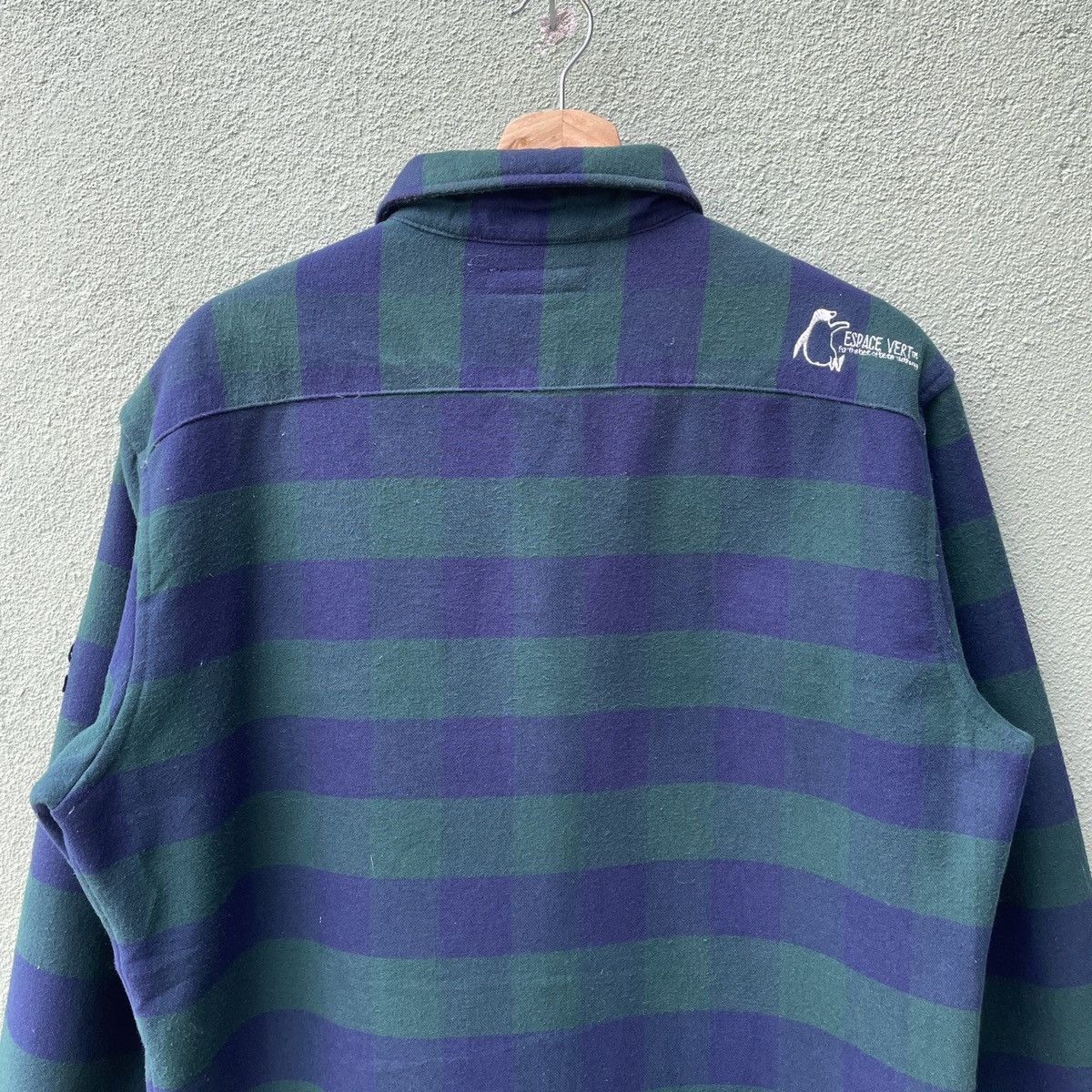 Japanese Brand Vintage BLUE STANDARD Embroidery Logo Stripe Button Jacket Size US L / EU 52-54 / 3 - 9 Thumbnail