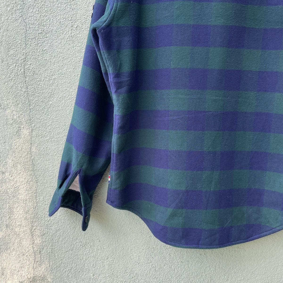 Japanese Brand Vintage BLUE STANDARD Embroidery Logo Stripe Button Jacket Size US L / EU 52-54 / 3 - 10 Thumbnail